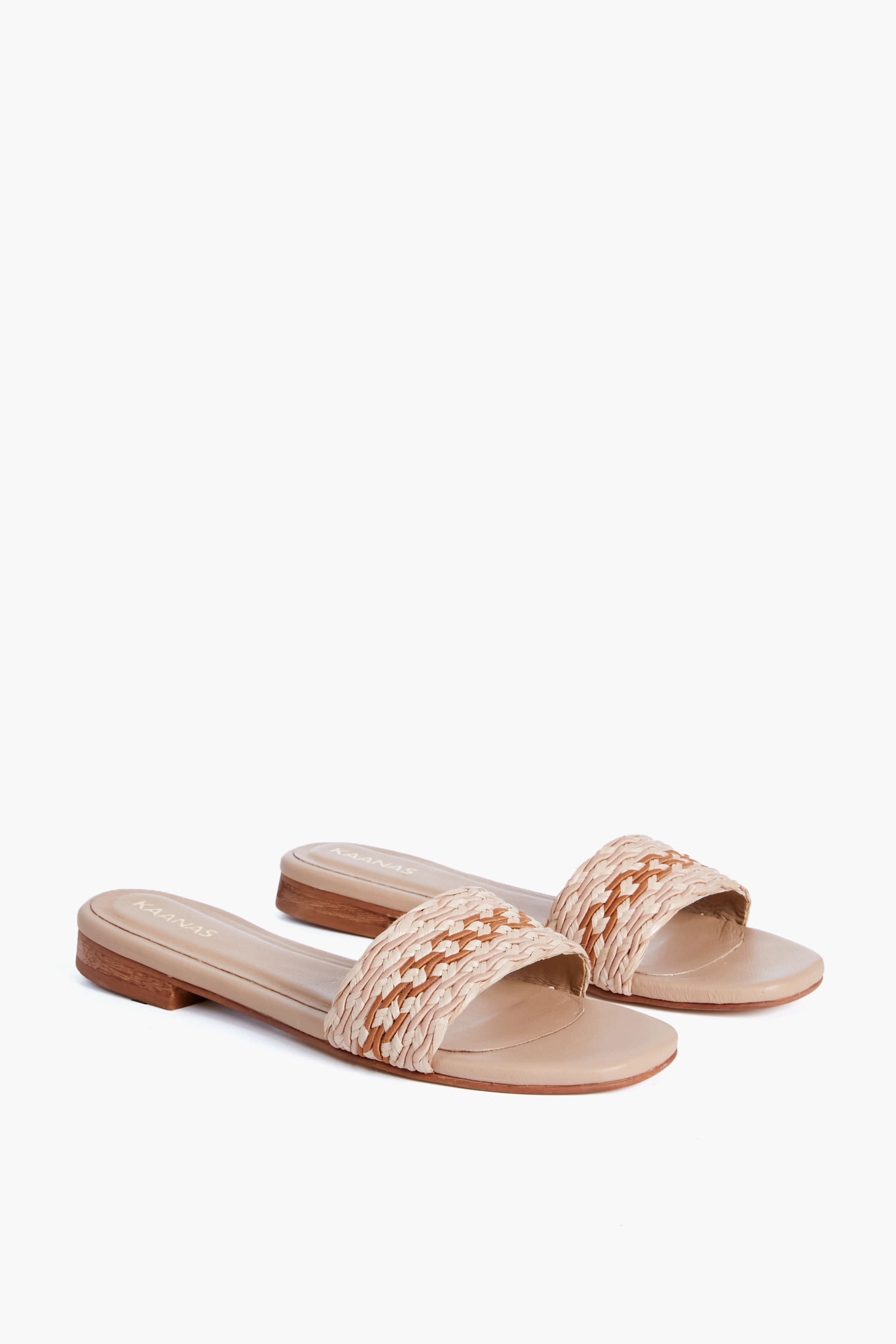  Almond Taboga Multi Color Raffia Sandal