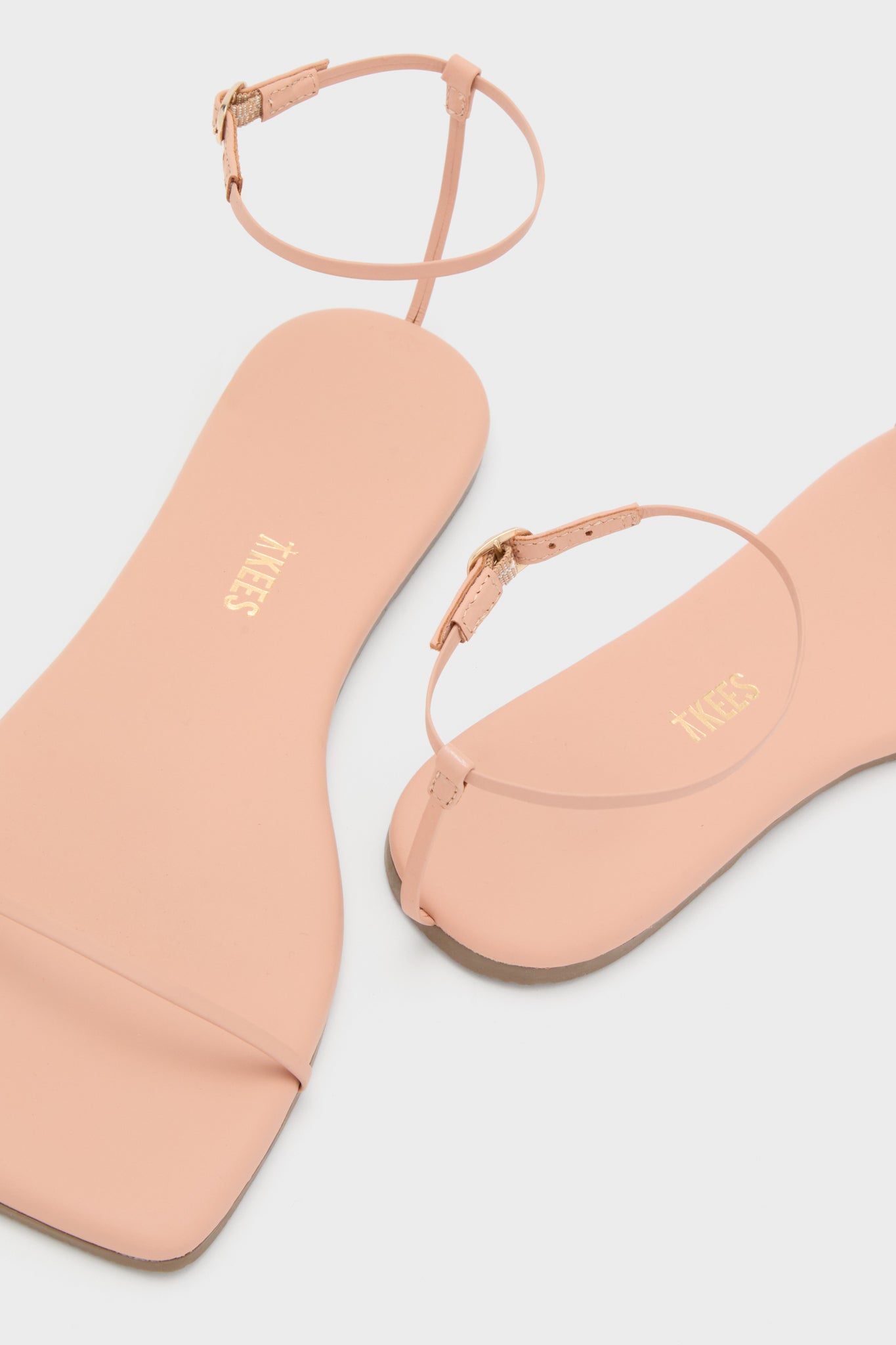  Nude Beach Square Toe Twiggy Sandals
