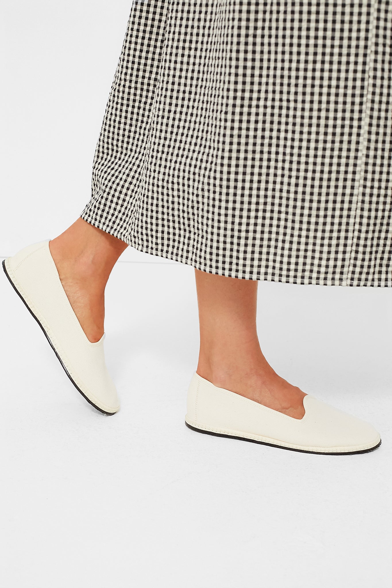  Ecru Classic Flats
