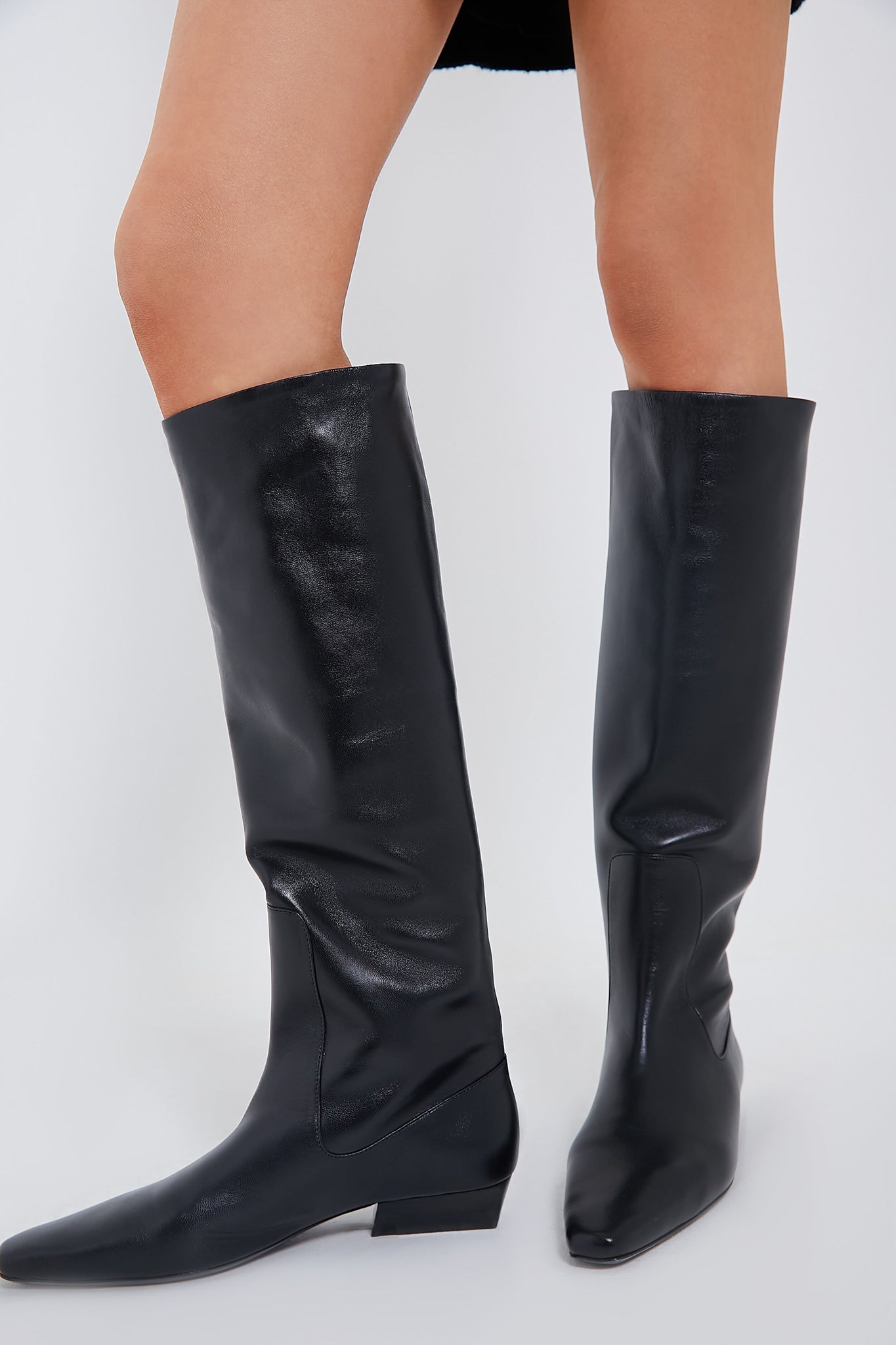 Staud Black Wally Flat Boot