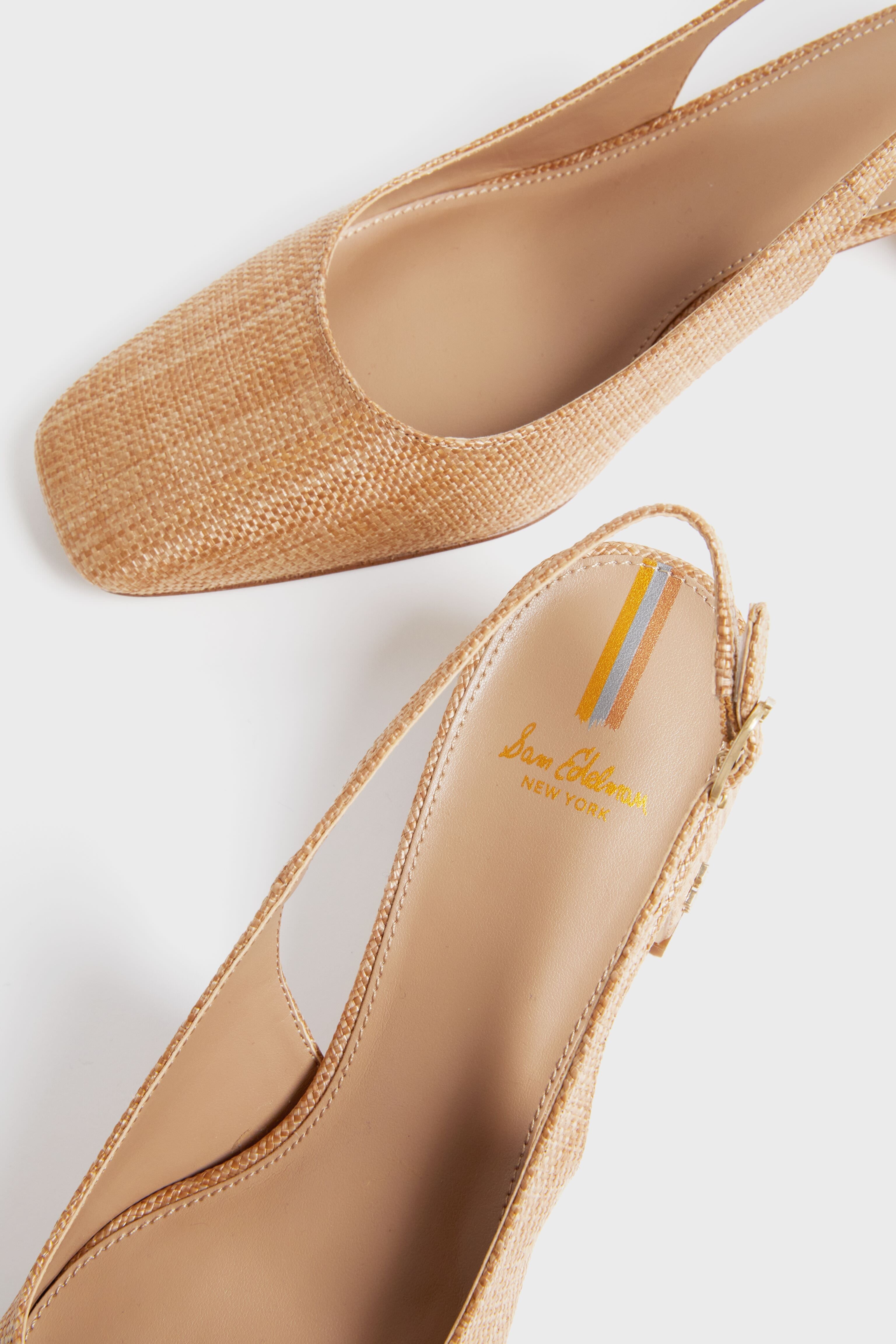 Sam Edelman Buff Tan Terra Heels
