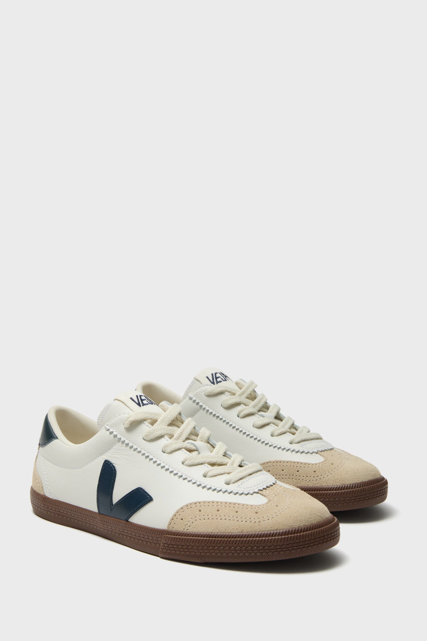 Veja White Nautico Bark Volley Sneakers