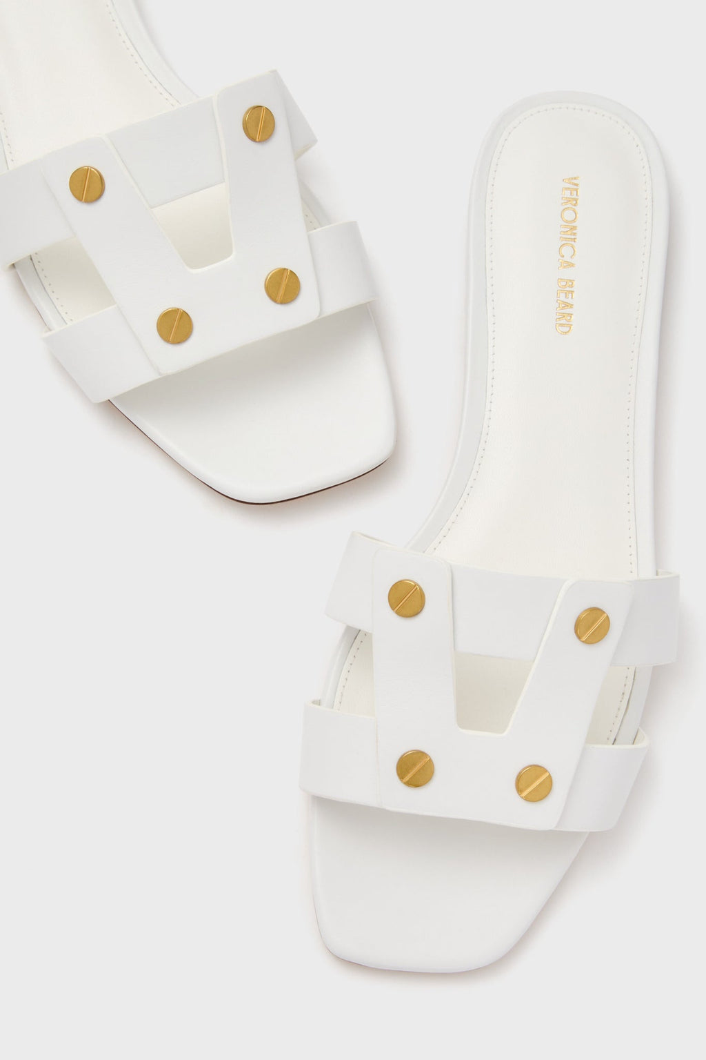 Veronica Beard Coconut Via Slides