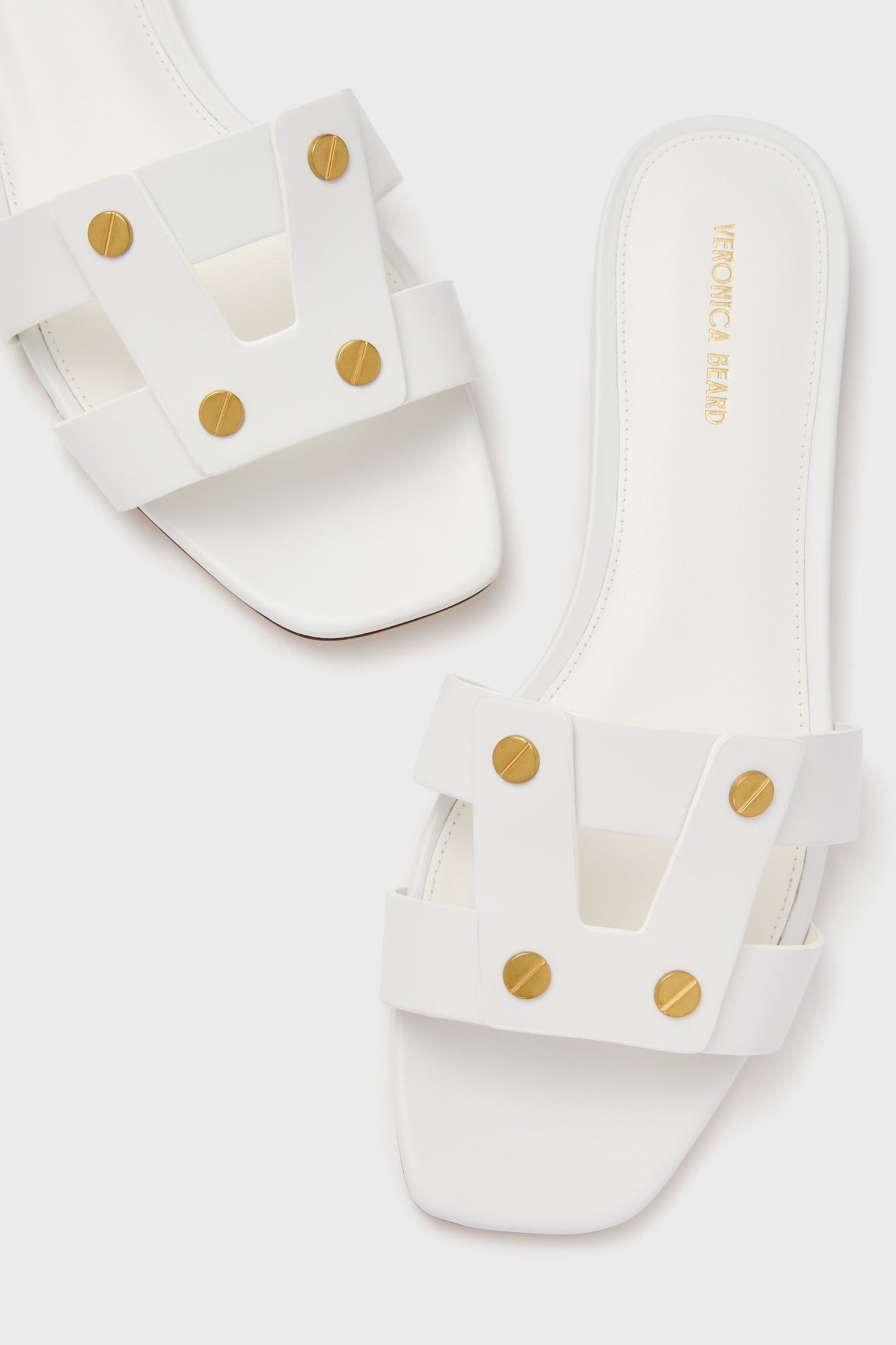Veronica Beard Coconut Via Slides
