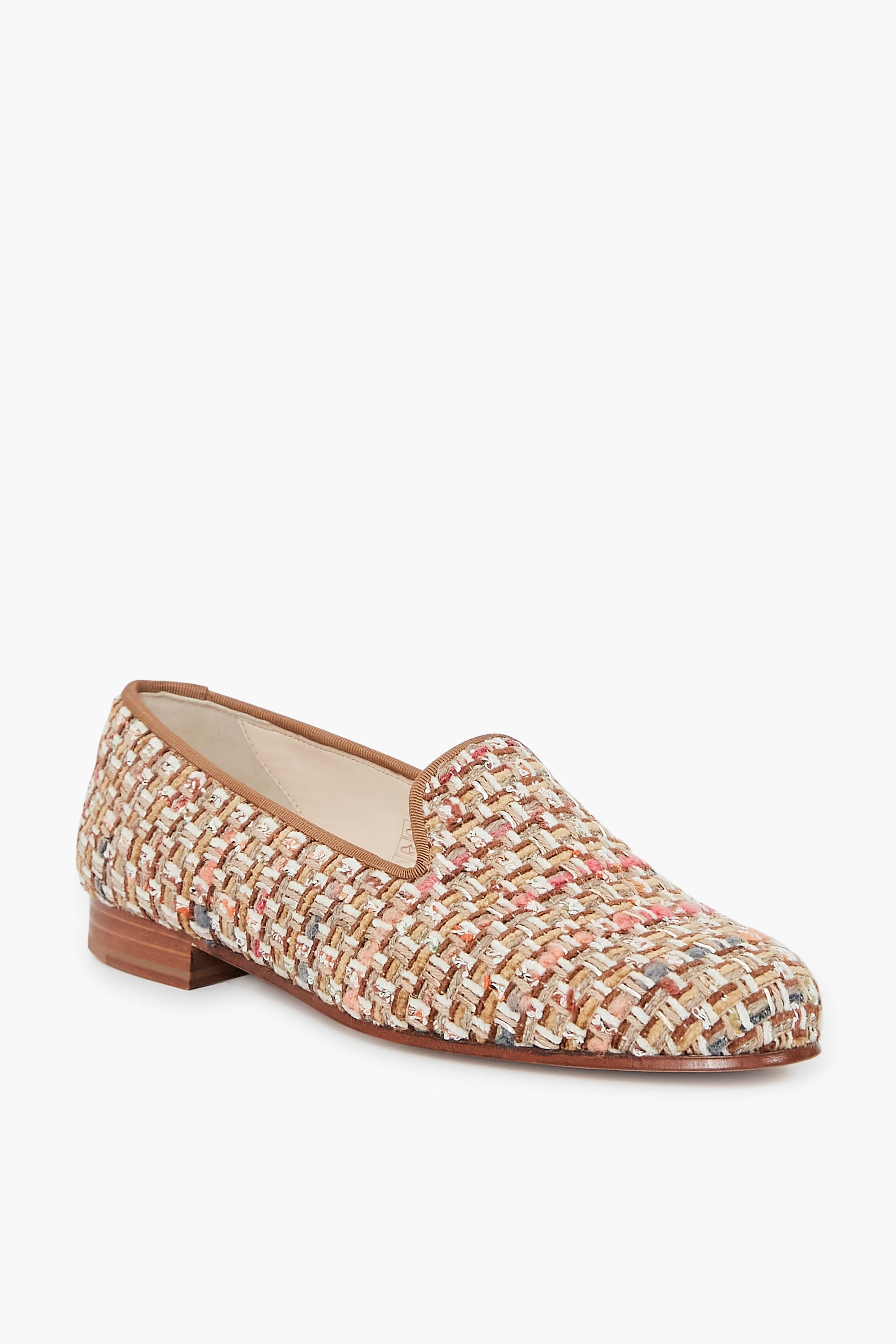 Tan Confetti Loafers