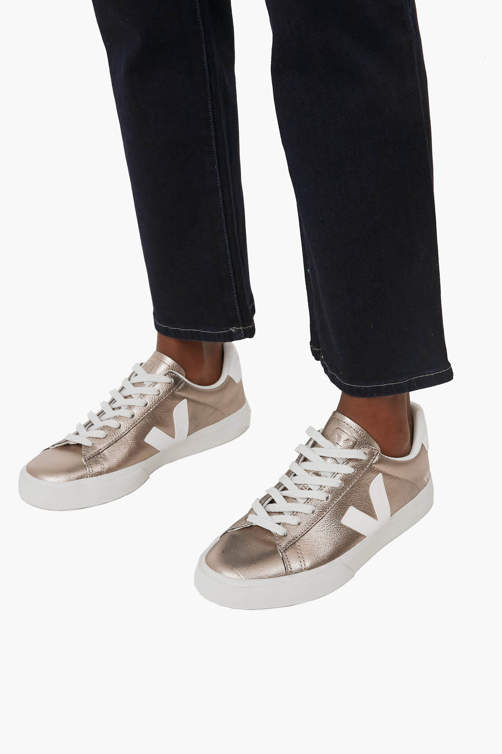 Veja Bronze White Campo Sneakers