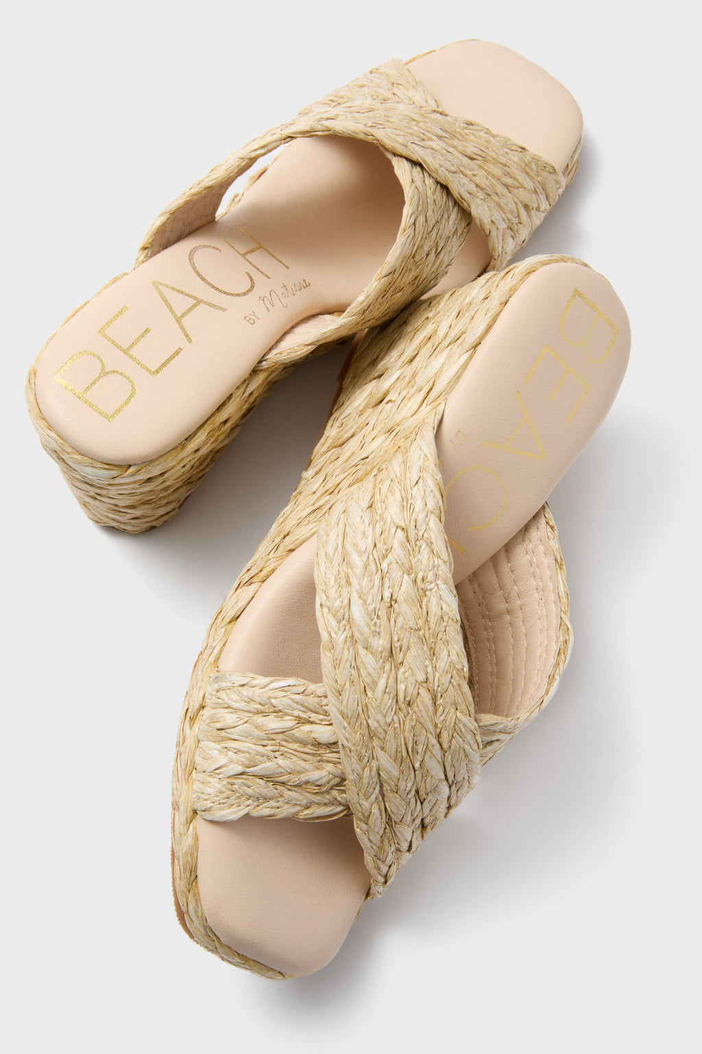 Matisse Natural Bondi Wedge Heels