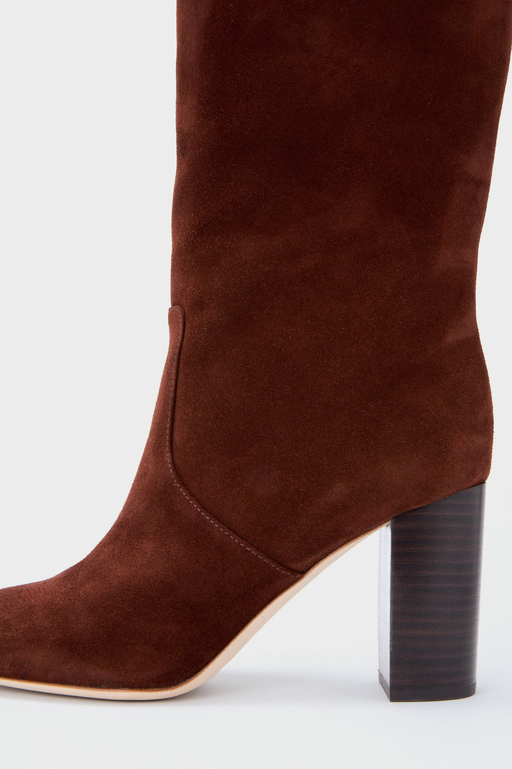 Loeffler Randall Espresso Suede Goldy Boots