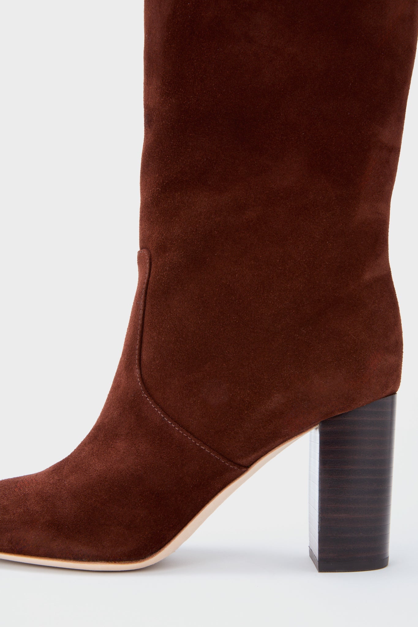Loeffler Randall Espresso Suede Goldy Boots