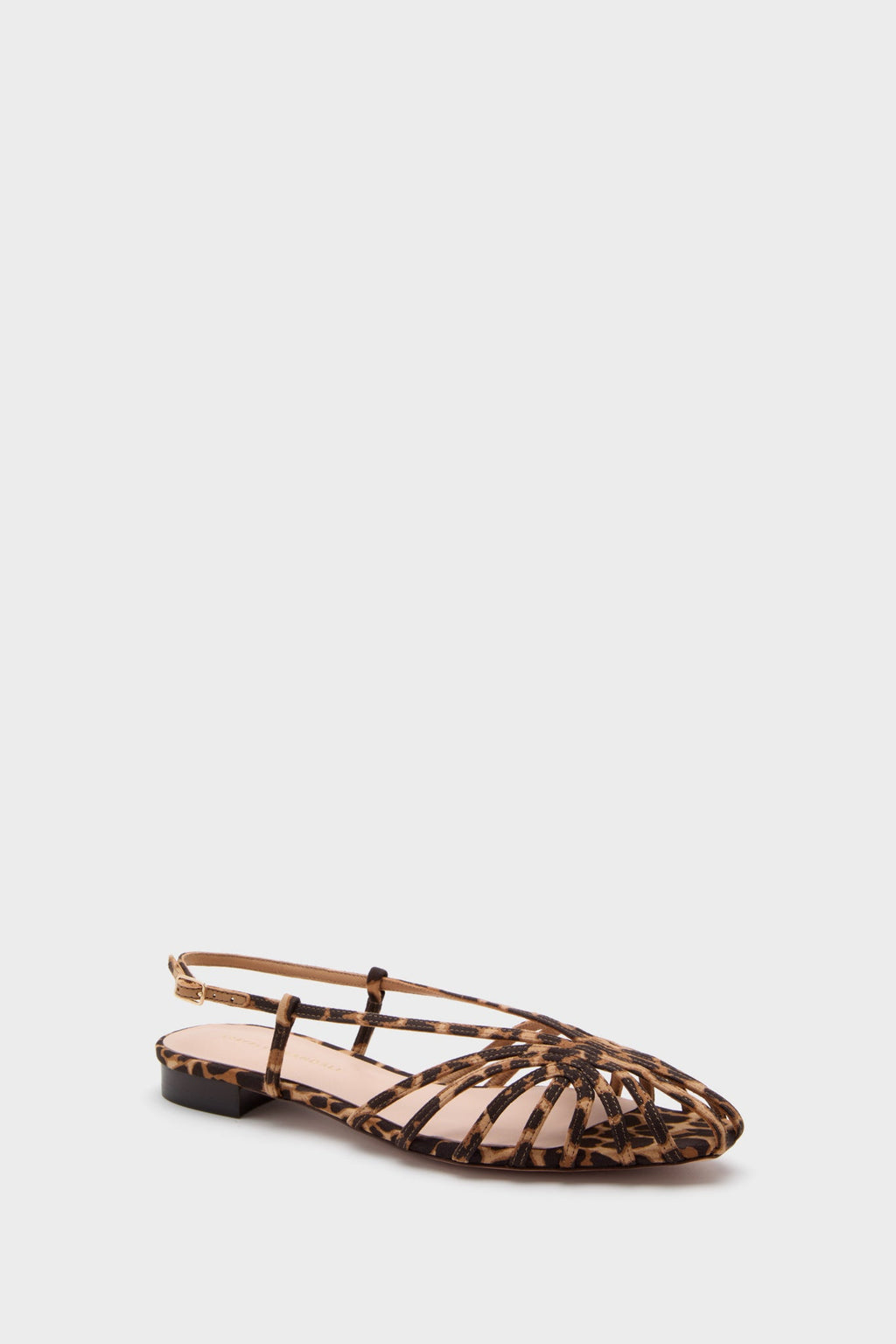 Loeffler Randall Leopard Faux Suede Devon Flats