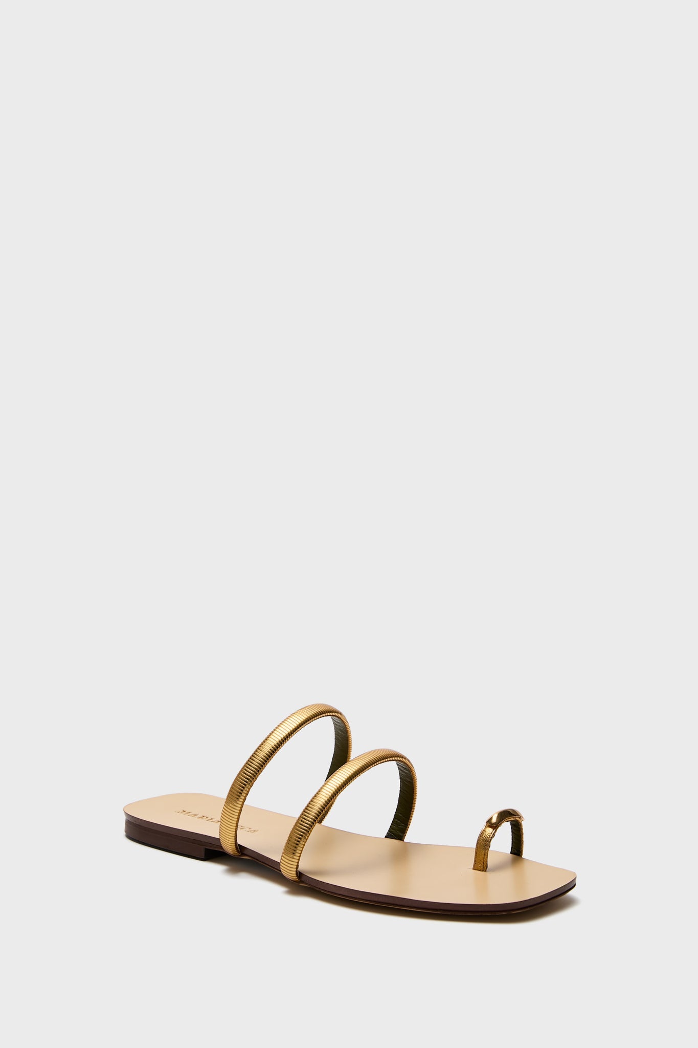 Gold Monica Capri Sandals
