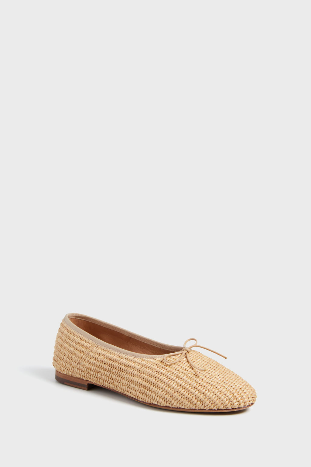 Mansur Gavriel Natural Raffia Dream Ballerina