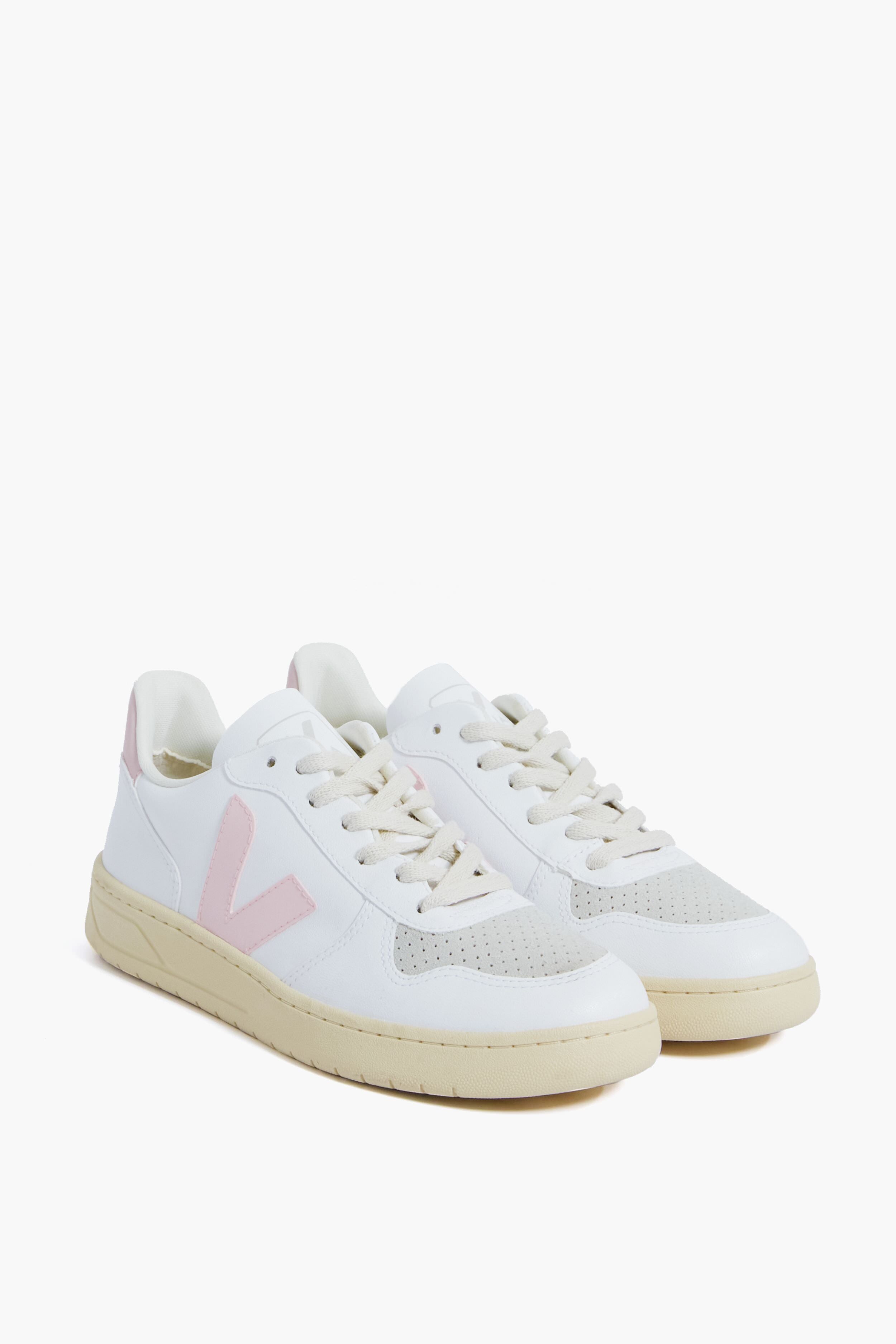 Veja White Petale V-10 Sneakers