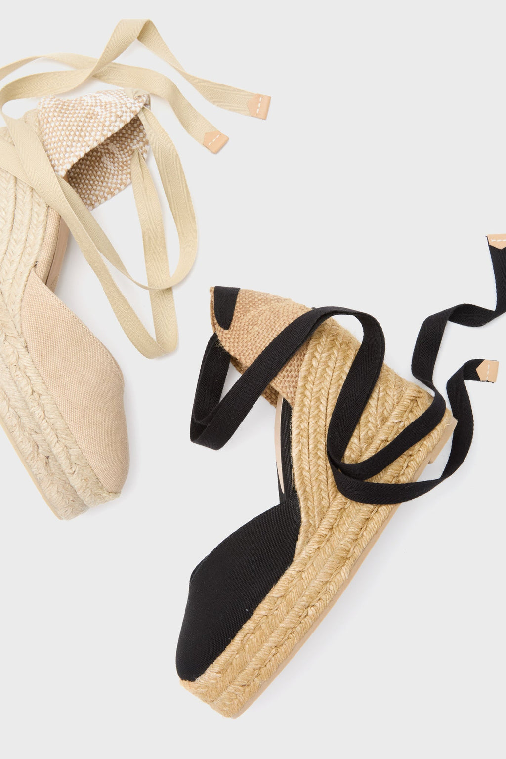 Castañer Black With Taupe Chiara Espadrilles