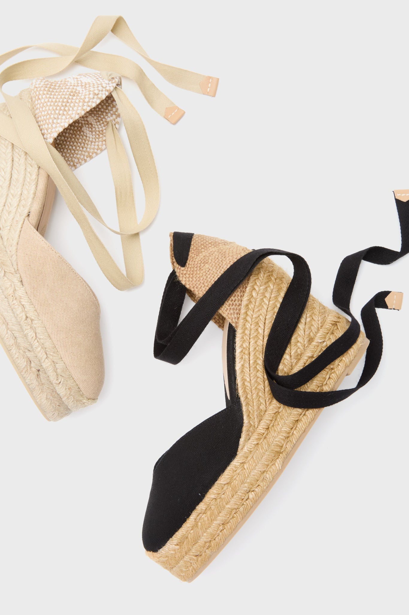 Castañer Black With Taupe Chiara Espadrilles