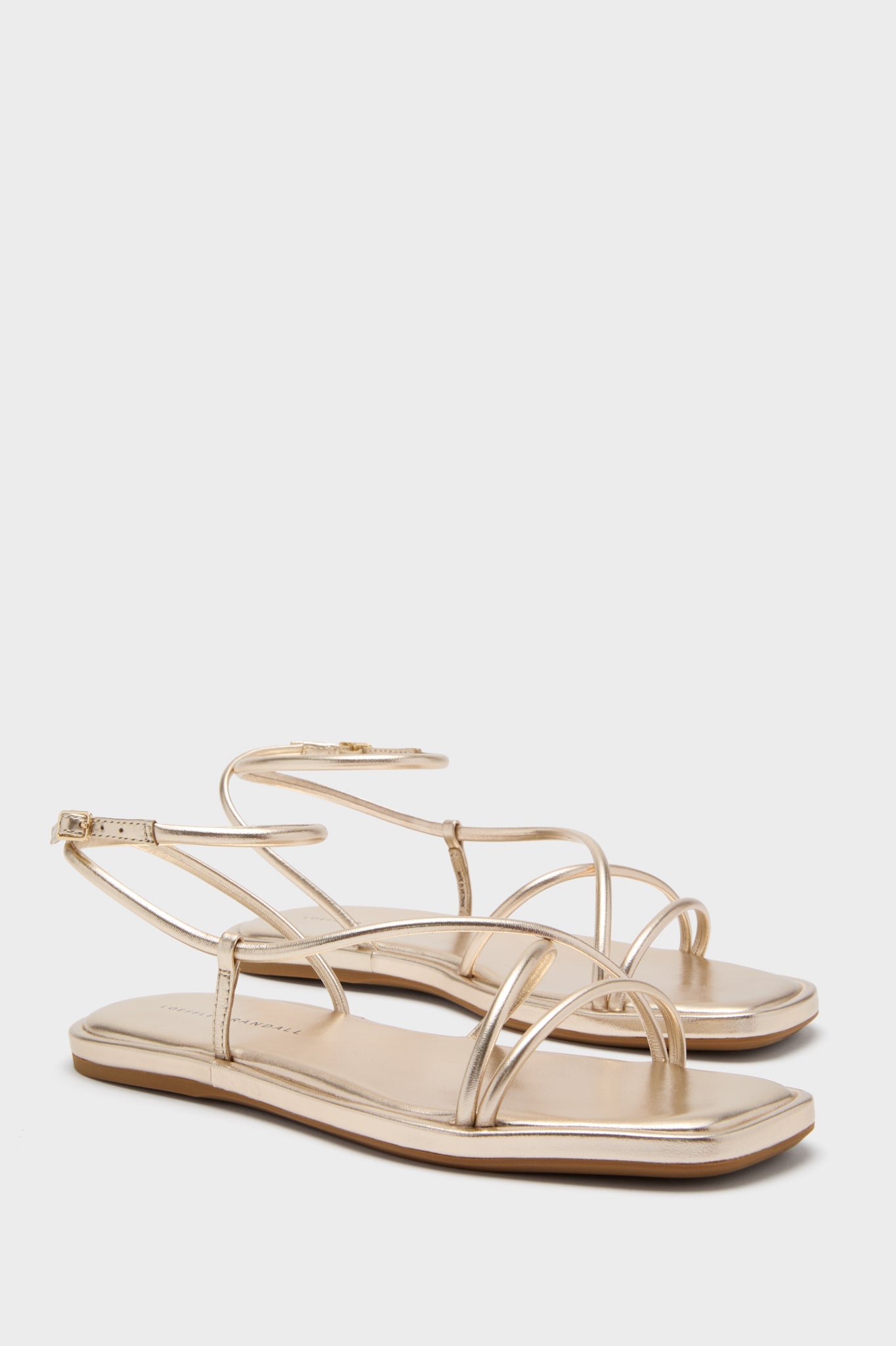 Loeffler Randall Champagne Nappa Noor Sandals