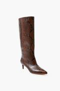 Loeffler Randall Mocha Gloria Tall Kitten Heel Boot
