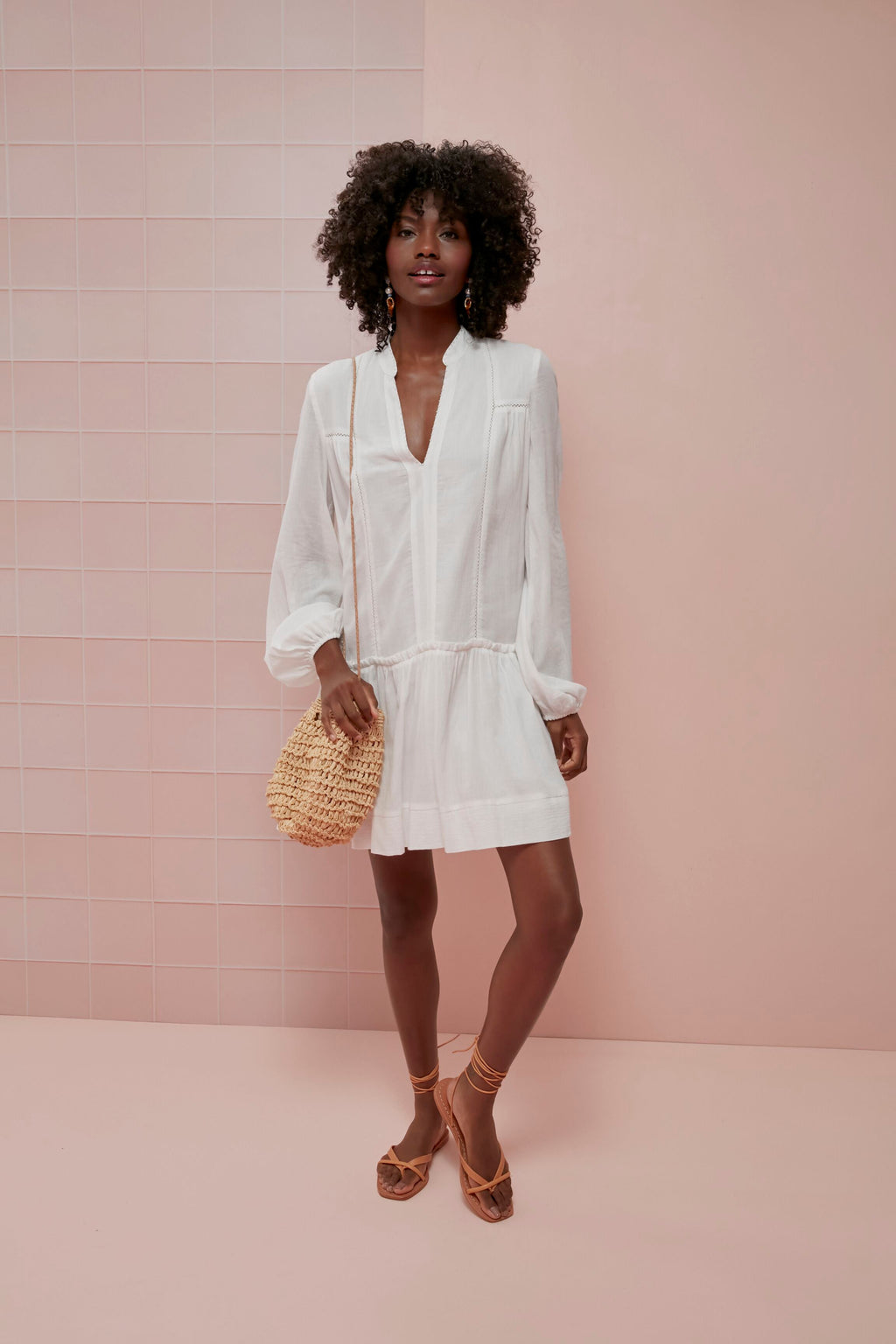 Loeffler Randall Honey Lilla Thong Wrap Sandal