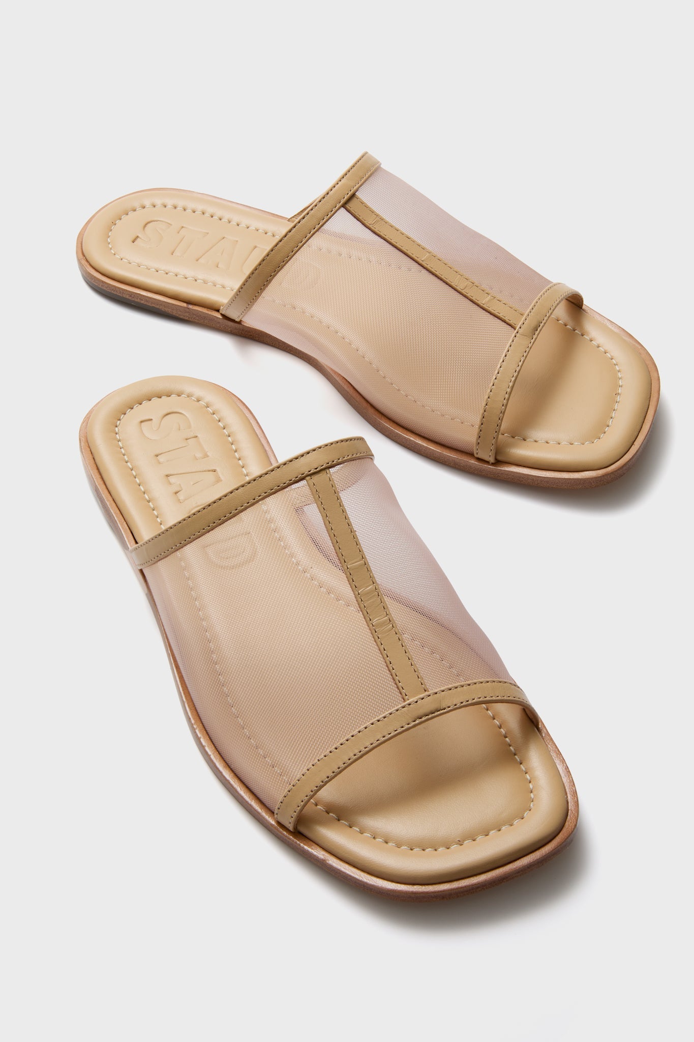 Staud Porcini Mushroom Mesh Alessandra Sandal