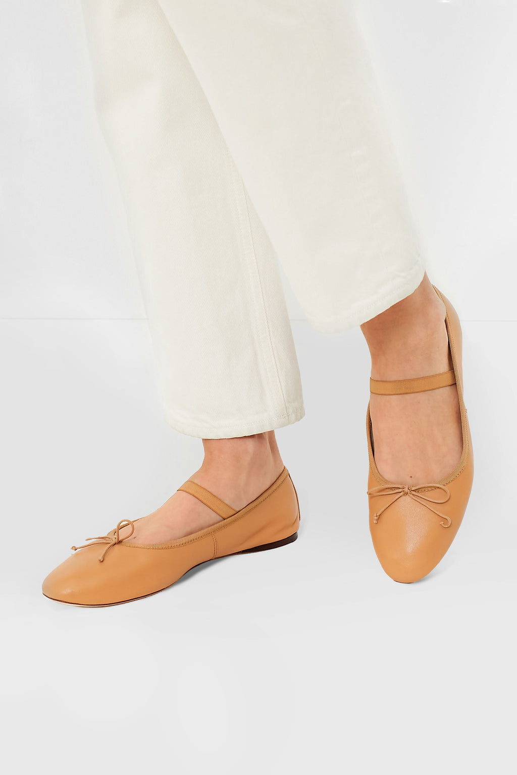 Loeffler Randall Caramel Leonie Soft Ballet Flats