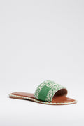  Emerald Green Saint Tropez Sandals