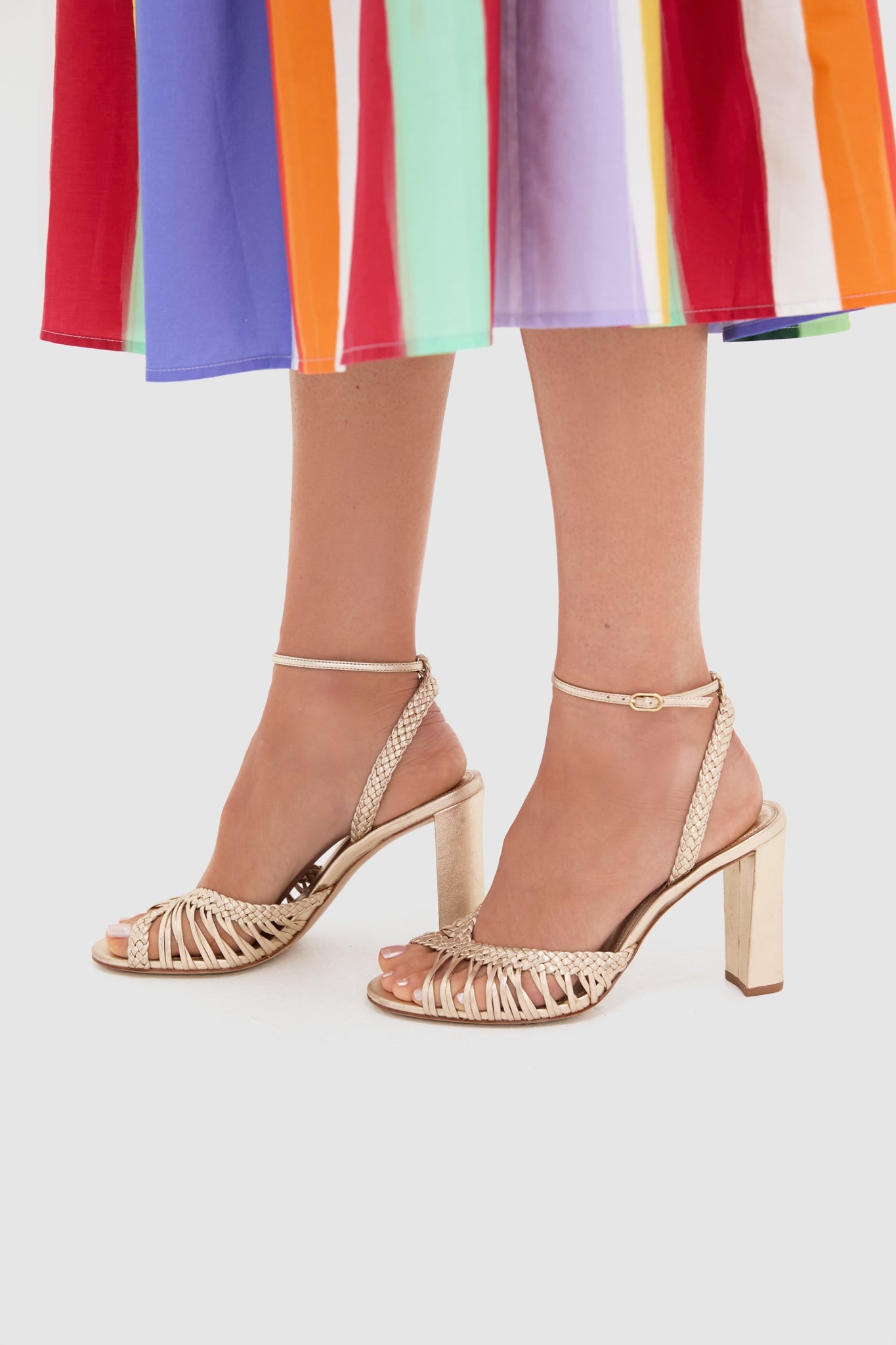  Golden Agatha 90 Heels