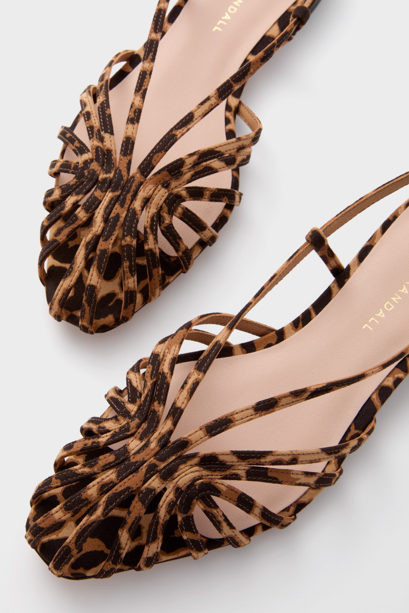 Loeffler Randall Leopard Faux Suede Devon Flats