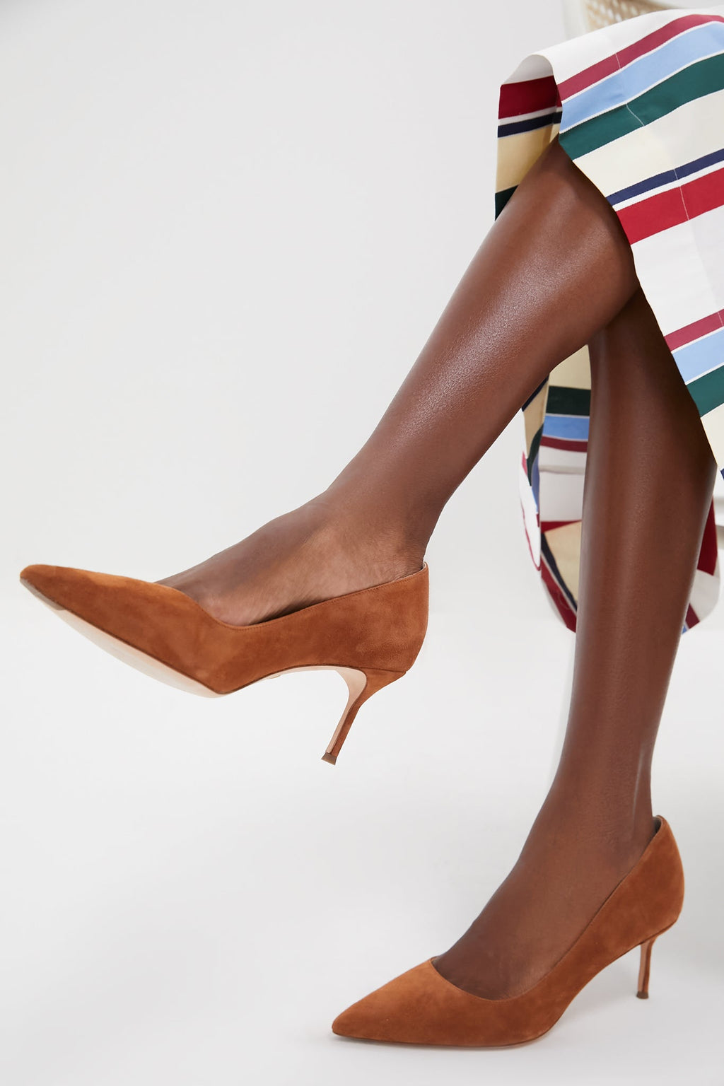 Veronica Beard Hazelwood Suede Rita Heels