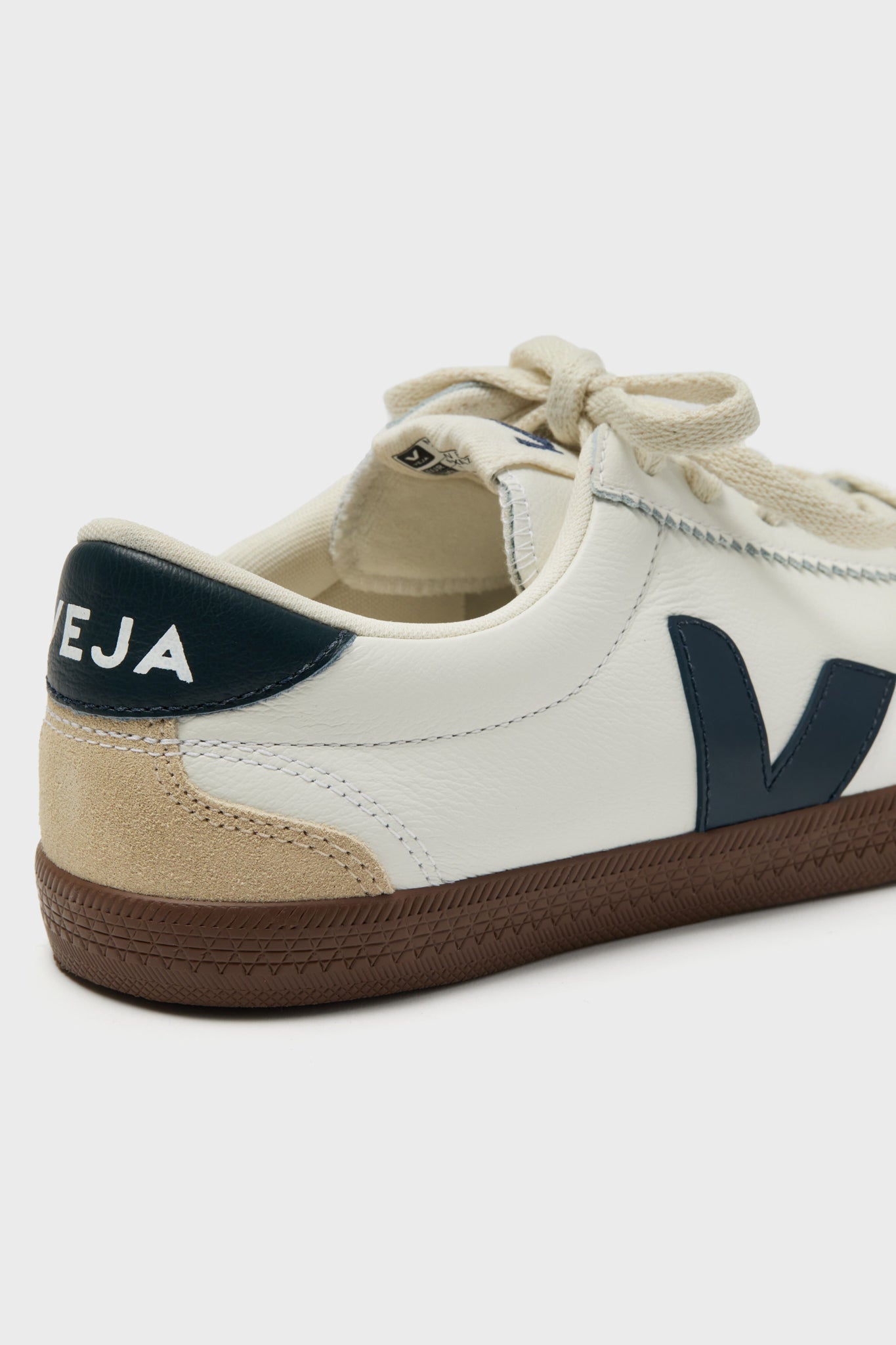 Veja White Nautico Bark Volley Sneakers