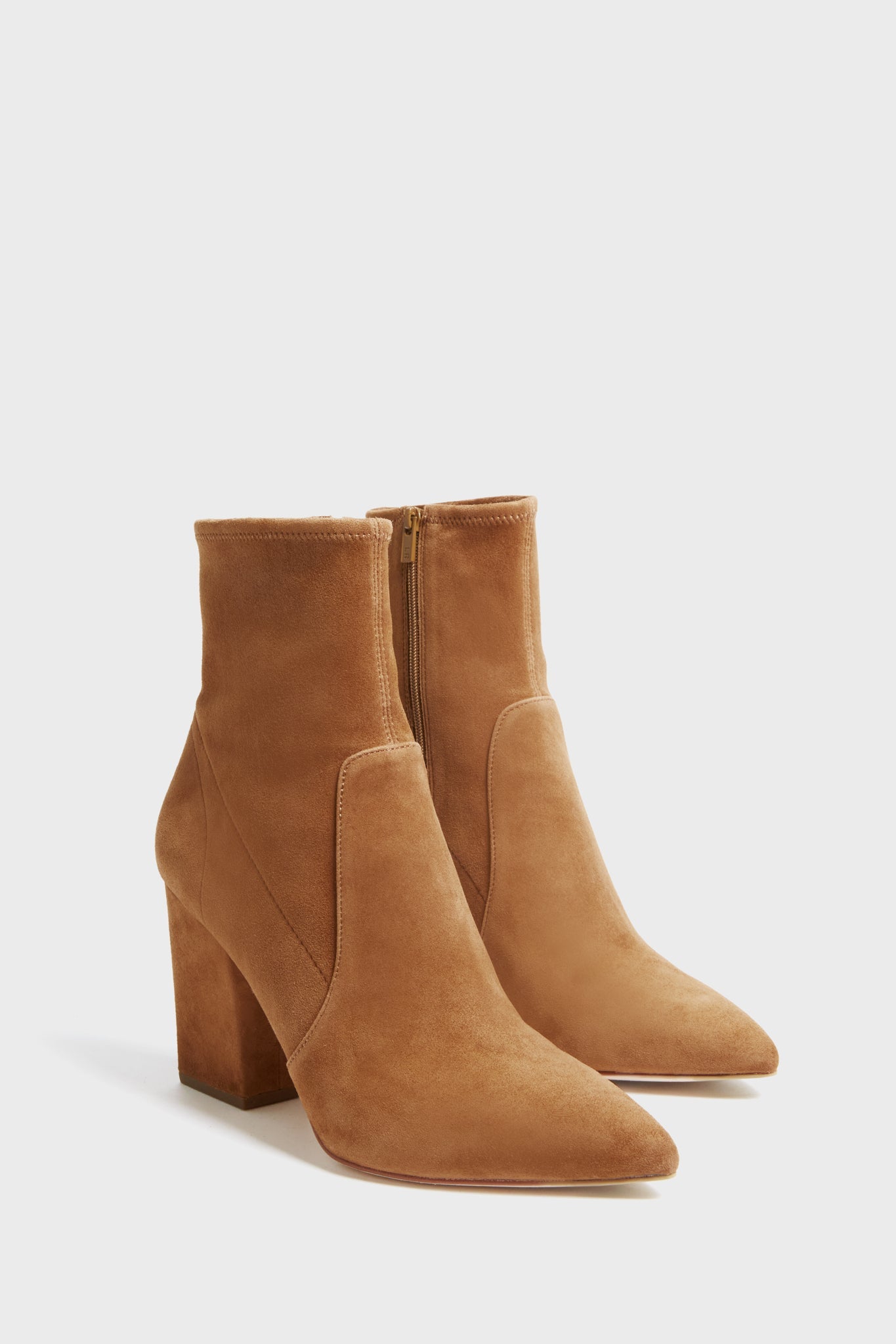 Loeffler Randall Cacao Isla Slim Ankle Booties