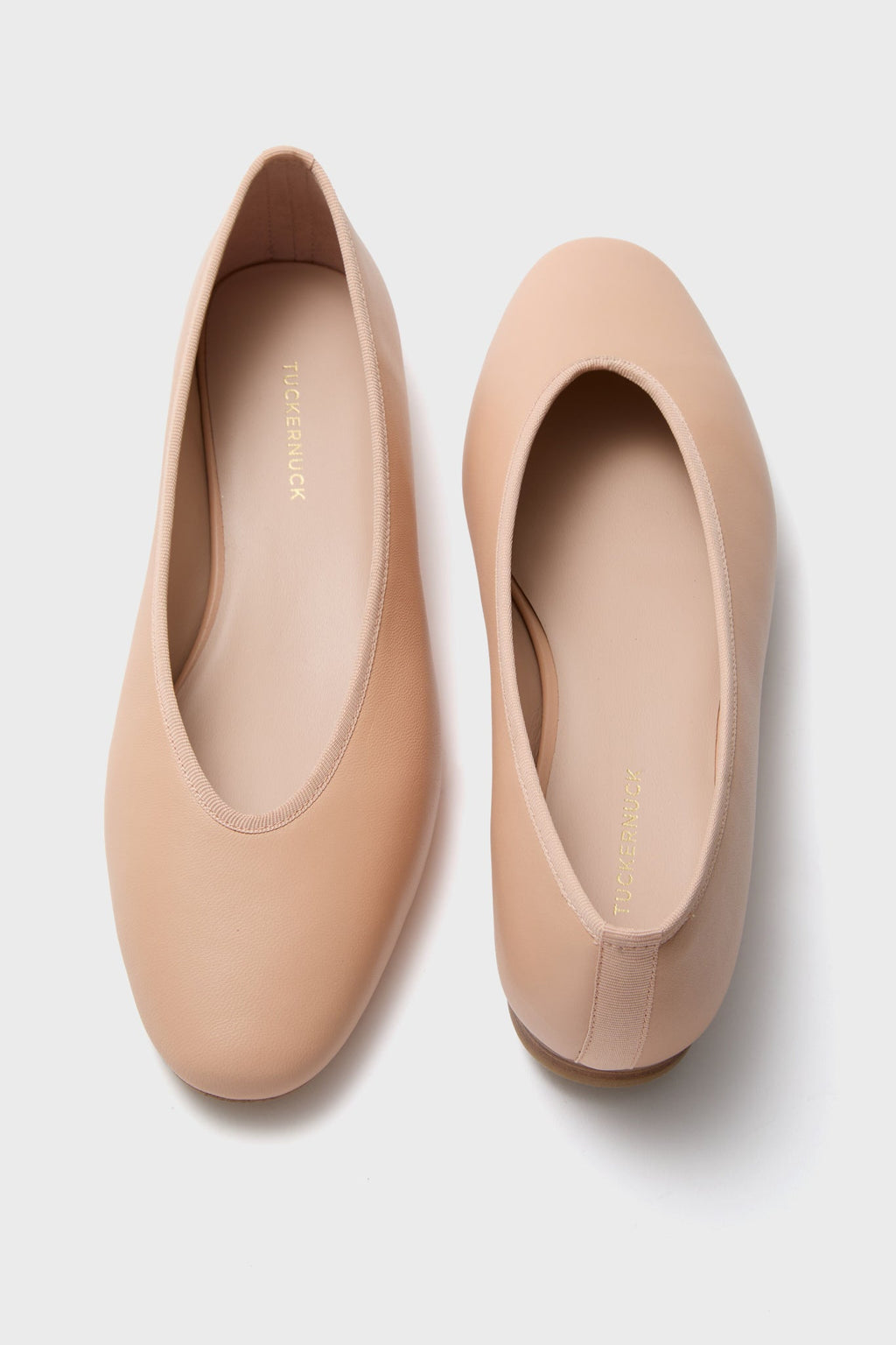  Ballet Pink Leather Nina Flats