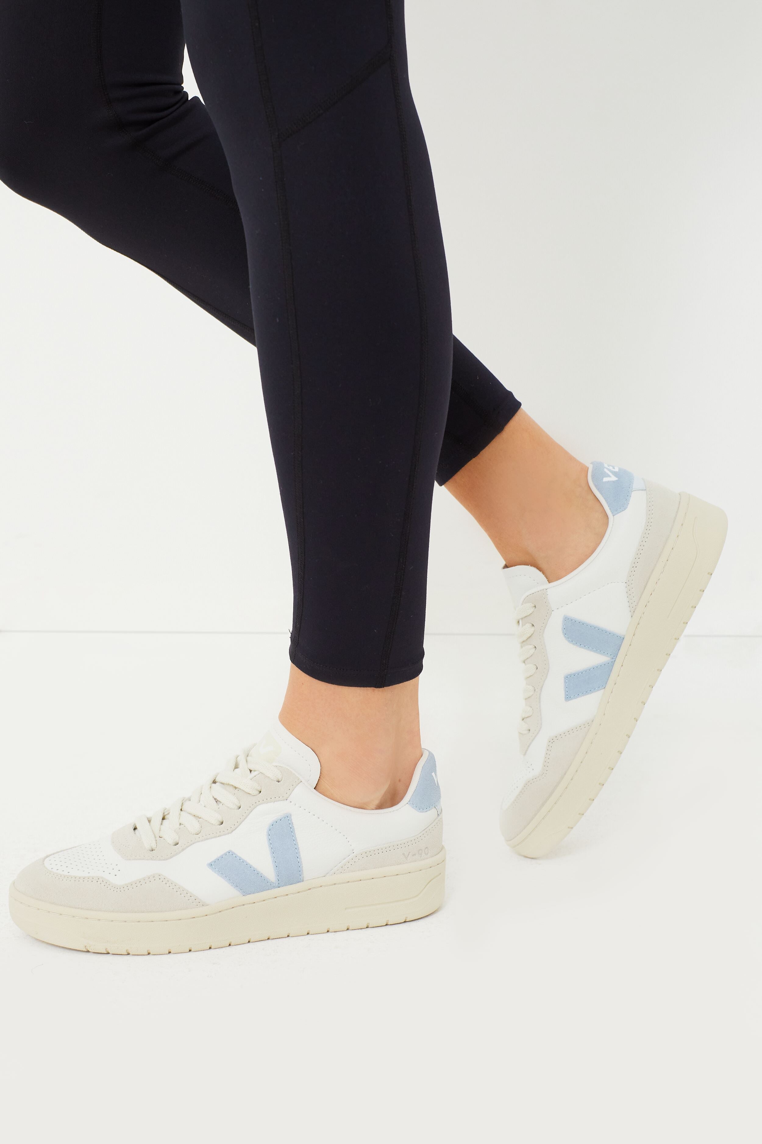 Veja Extra-White Steel V-90 Sneakers
