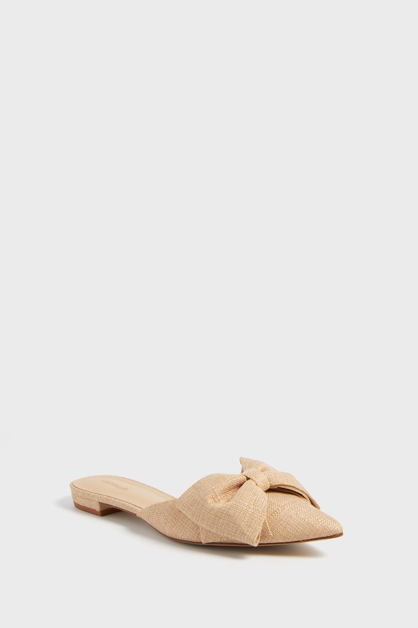  Beige Raffia Elle Flats