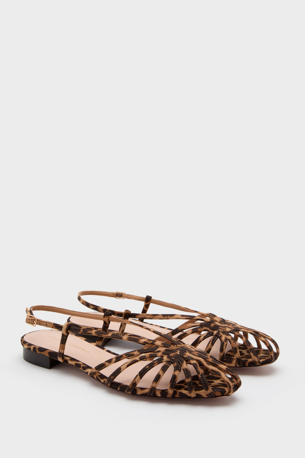 Loeffler Randall Leopard Faux Suede Devon Flats