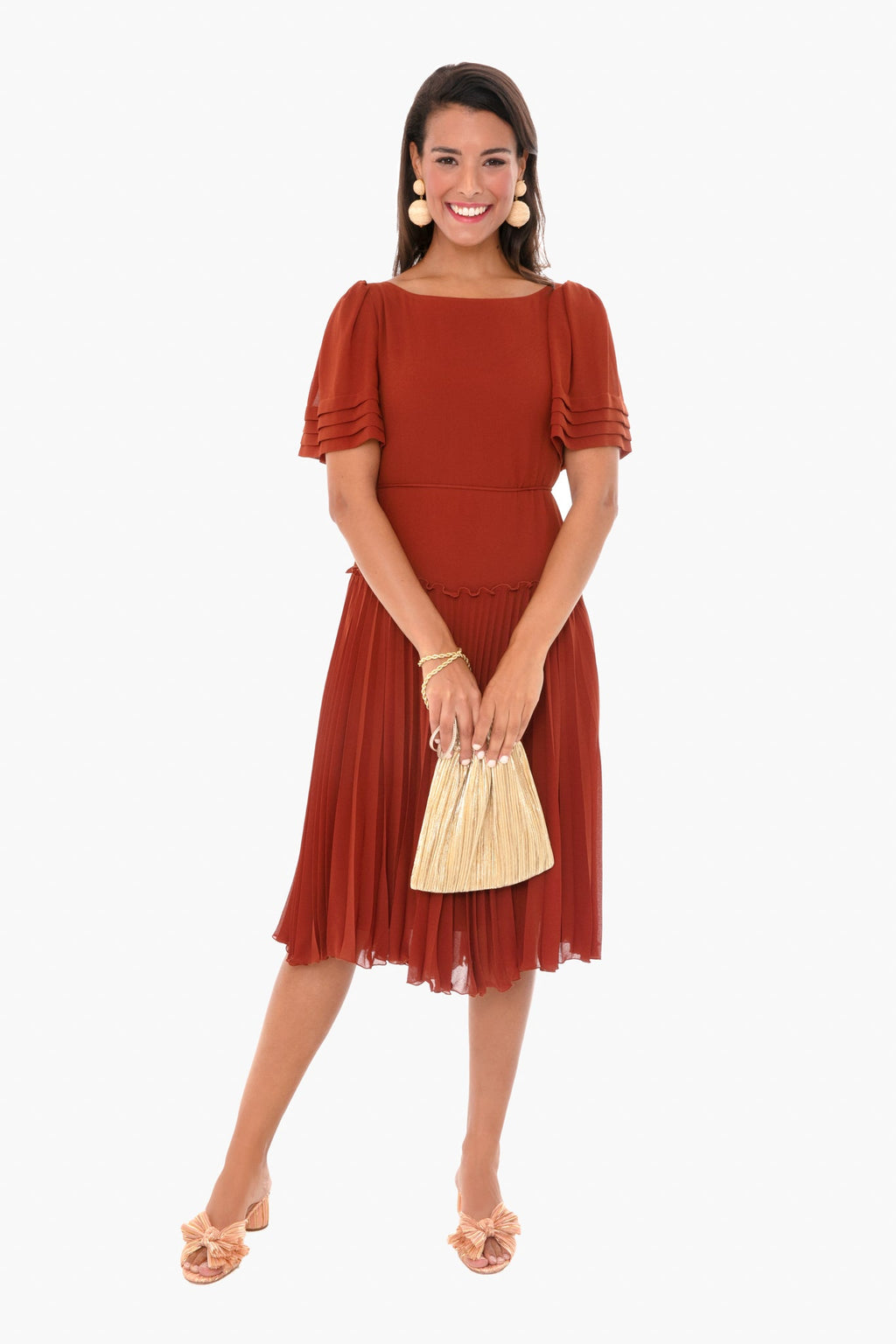 Loeffler Randall Bermuda Emilia Pleated Knot Mules