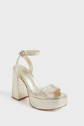  Gold Dolly Heels