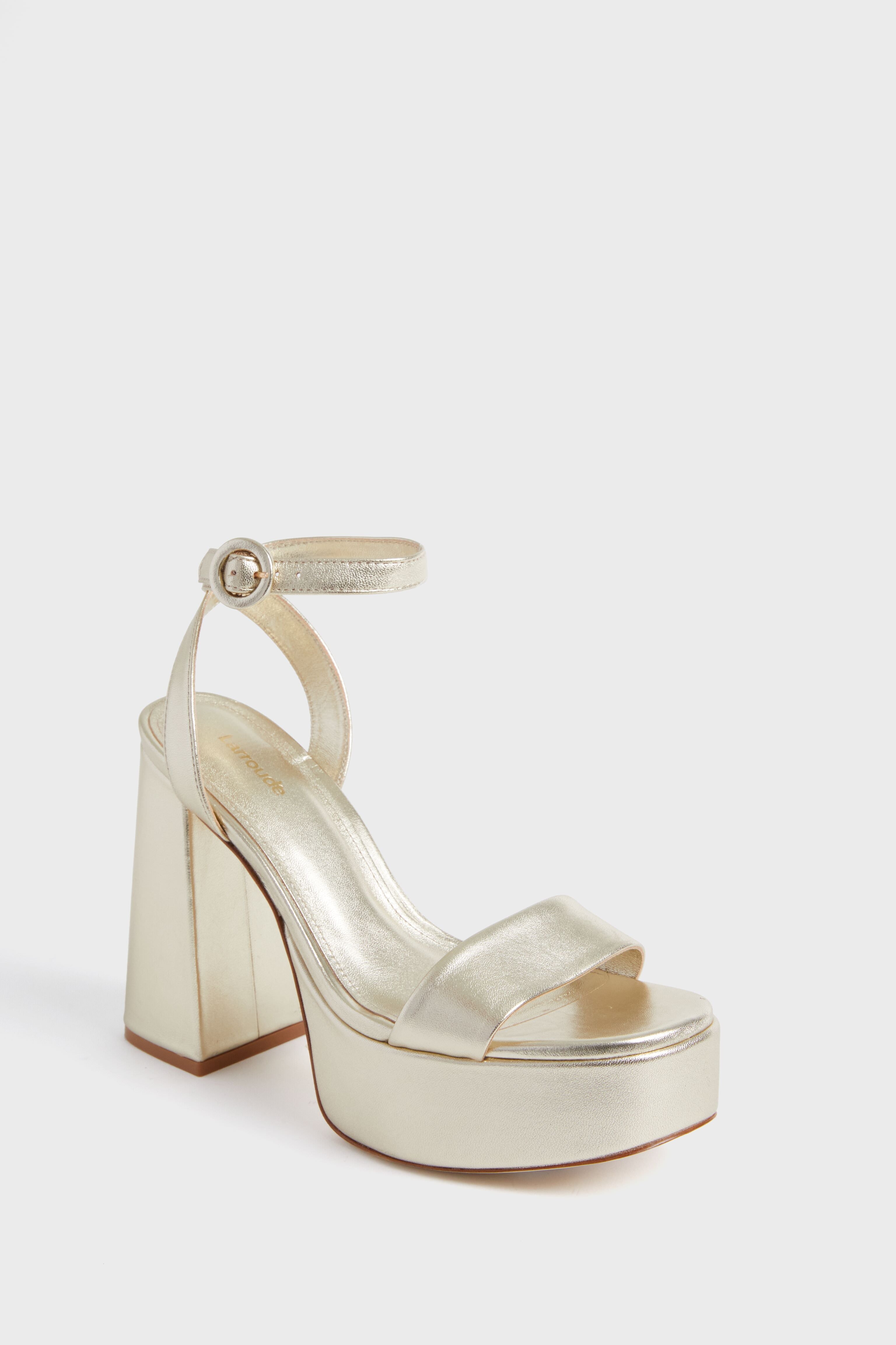  Gold Dolly Heels