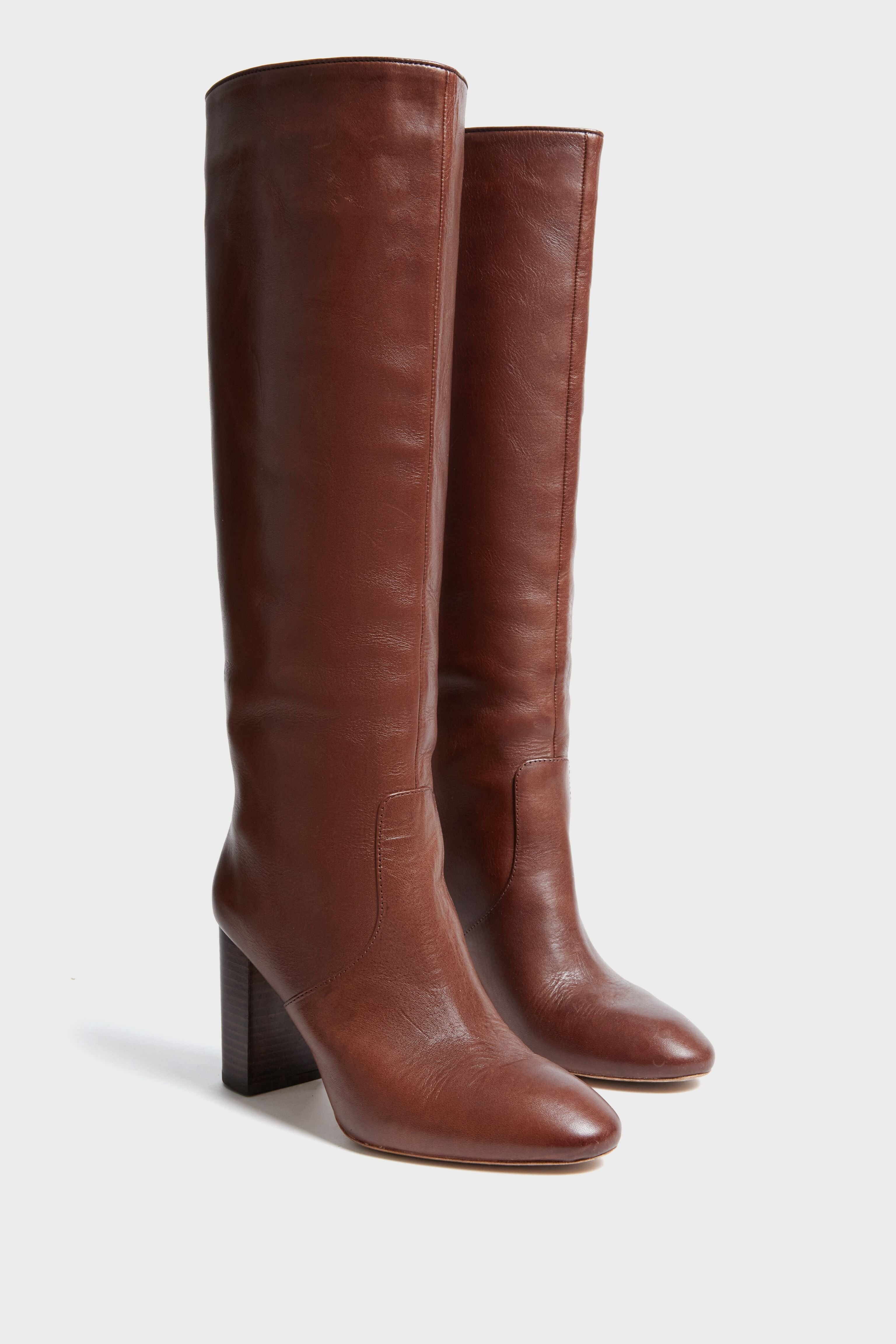 Loeffler Randall Espresso Goldy Tall Boots