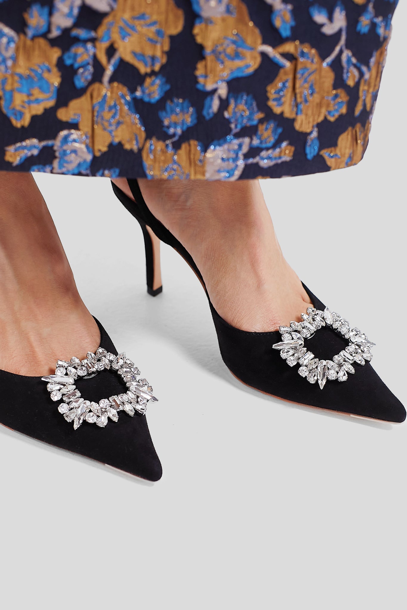  Crystal Shoe Clips Set