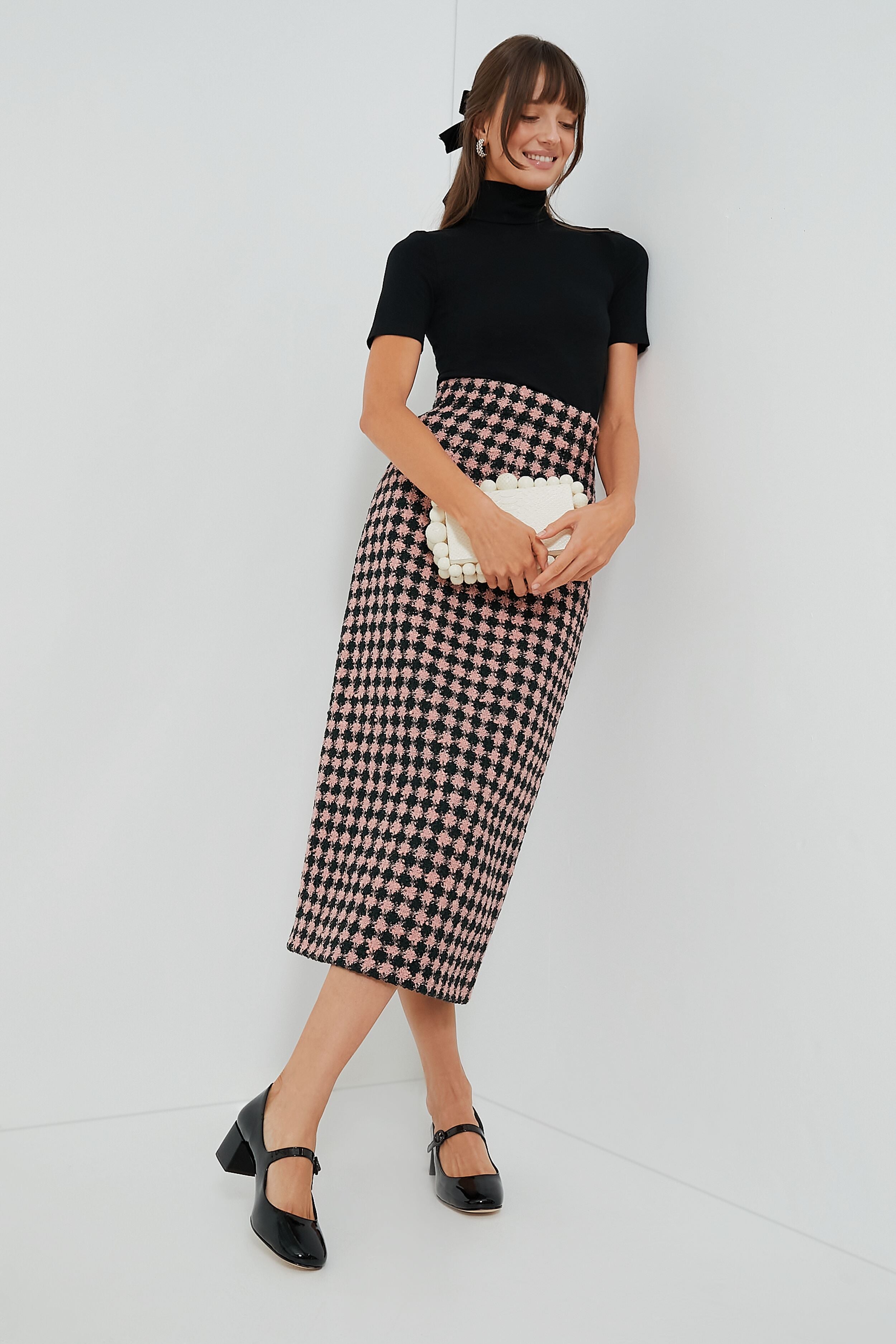  Black Patent Blair Block Pumps