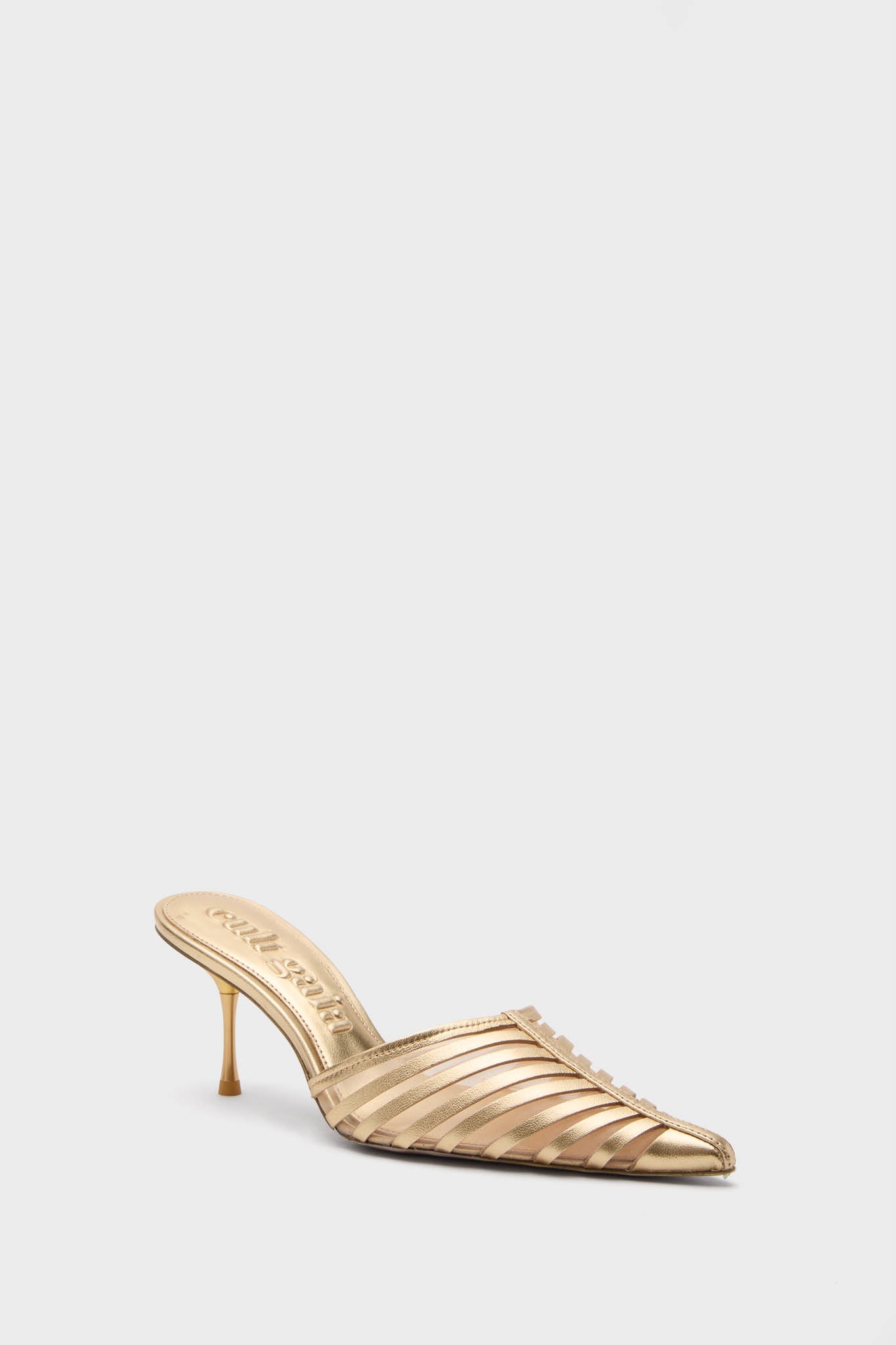 Cult Gaia Brass Viera Mule
