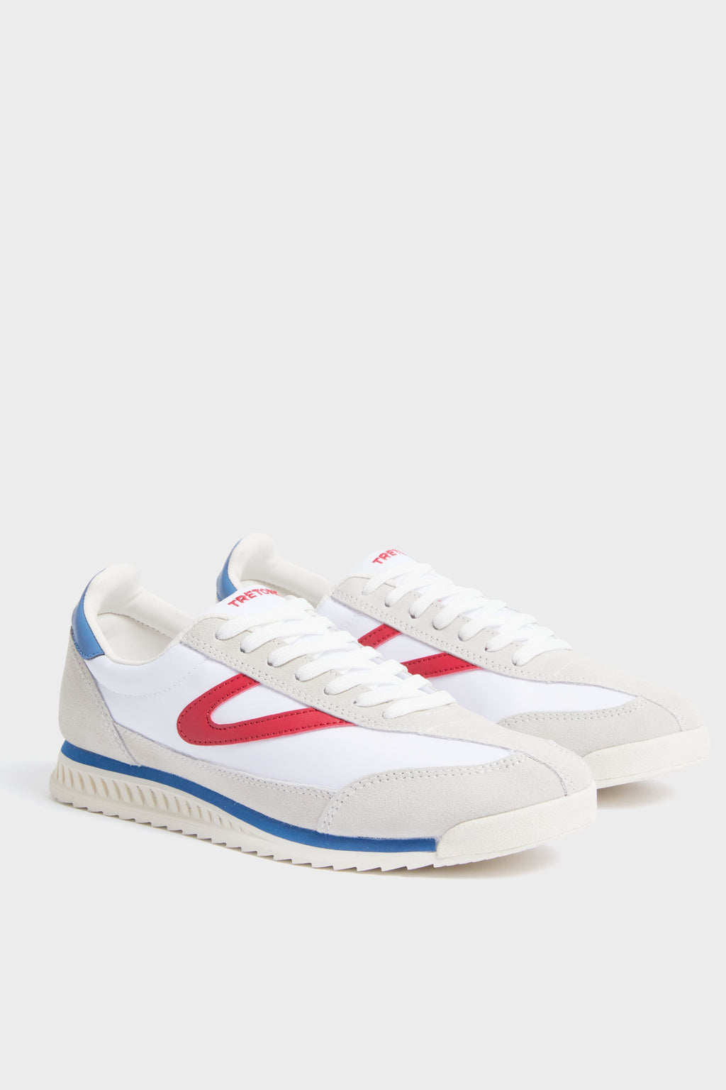 Tretorn Women's Red And Navy Rawlins Sneakers