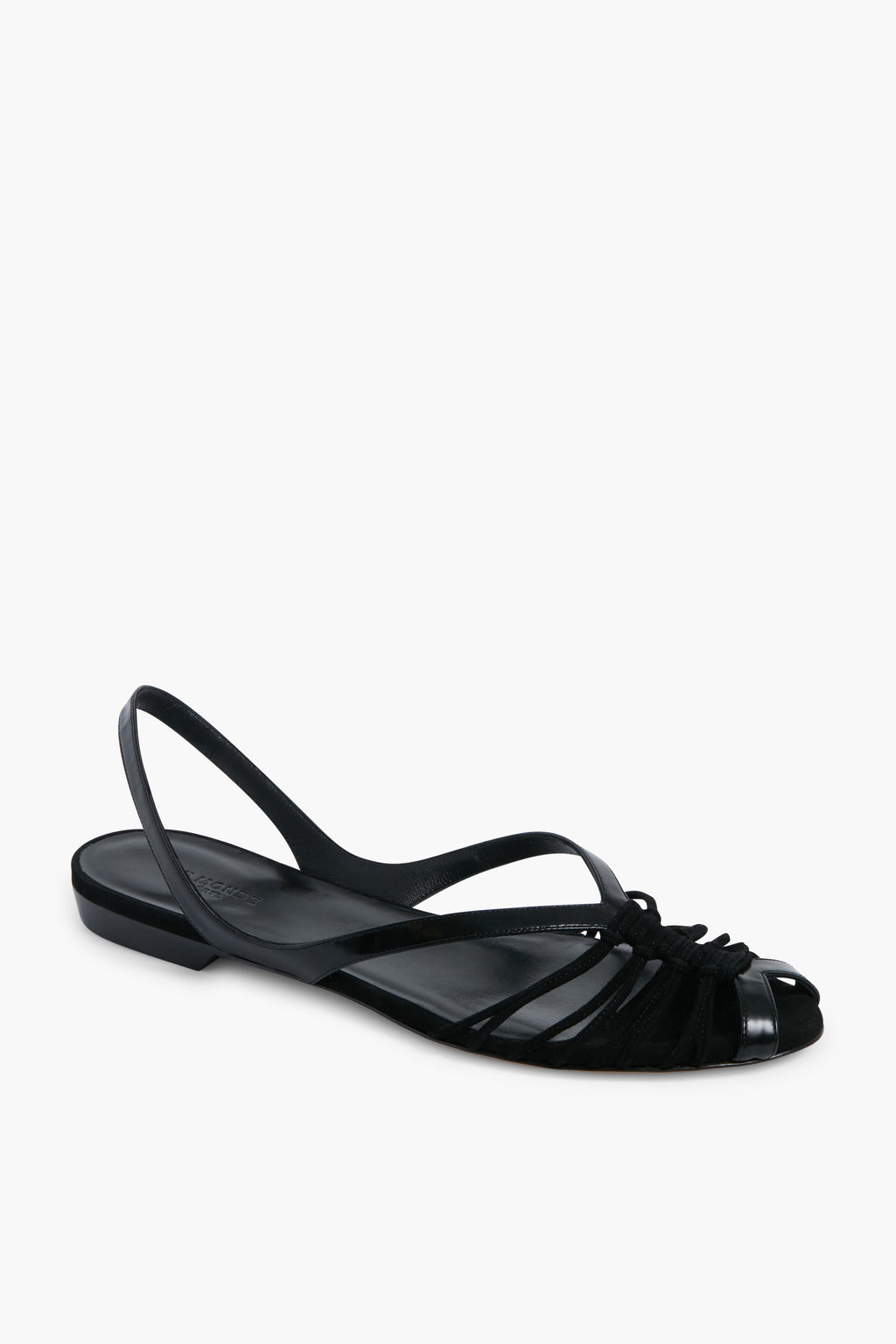  Black Cage Sandals