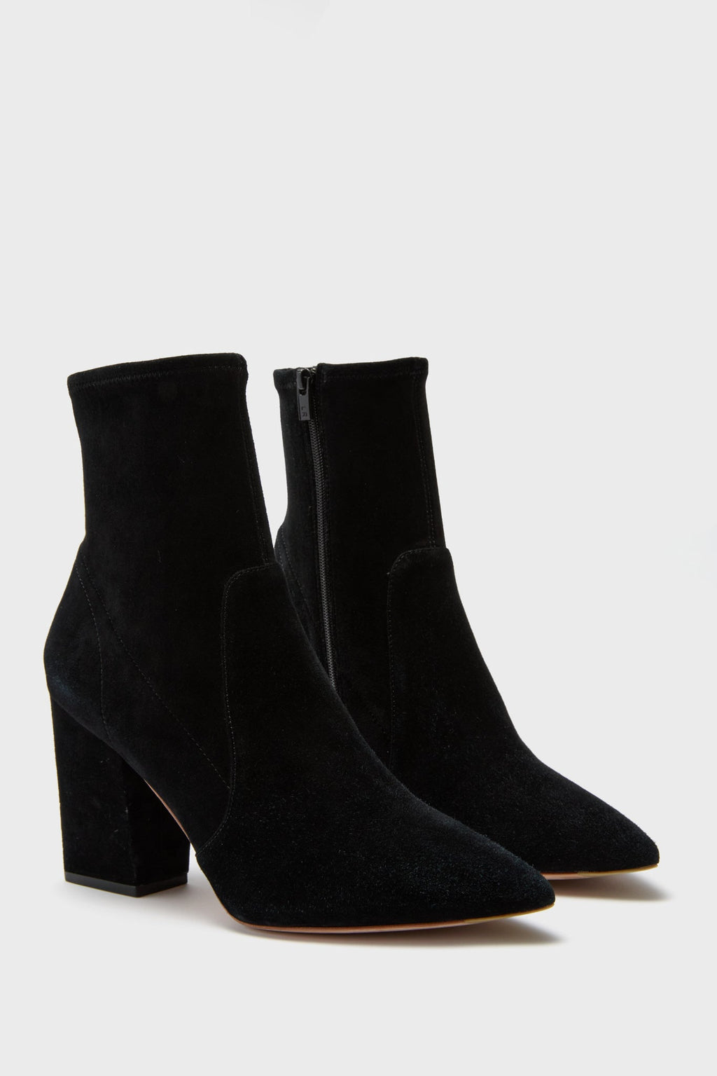 Loeffler Randall Black Isla Slim Ankle Booties
