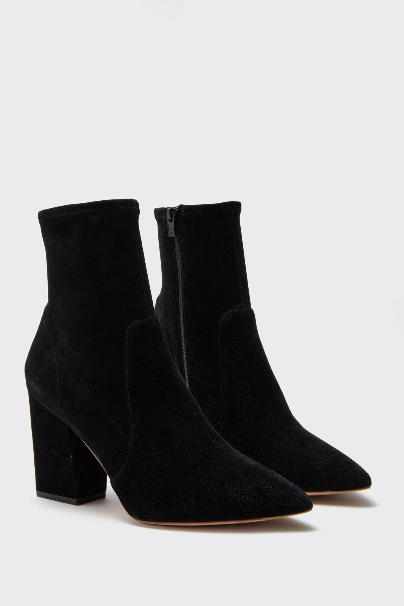 Loeffler Randall Black Isla Slim Ankle Booties