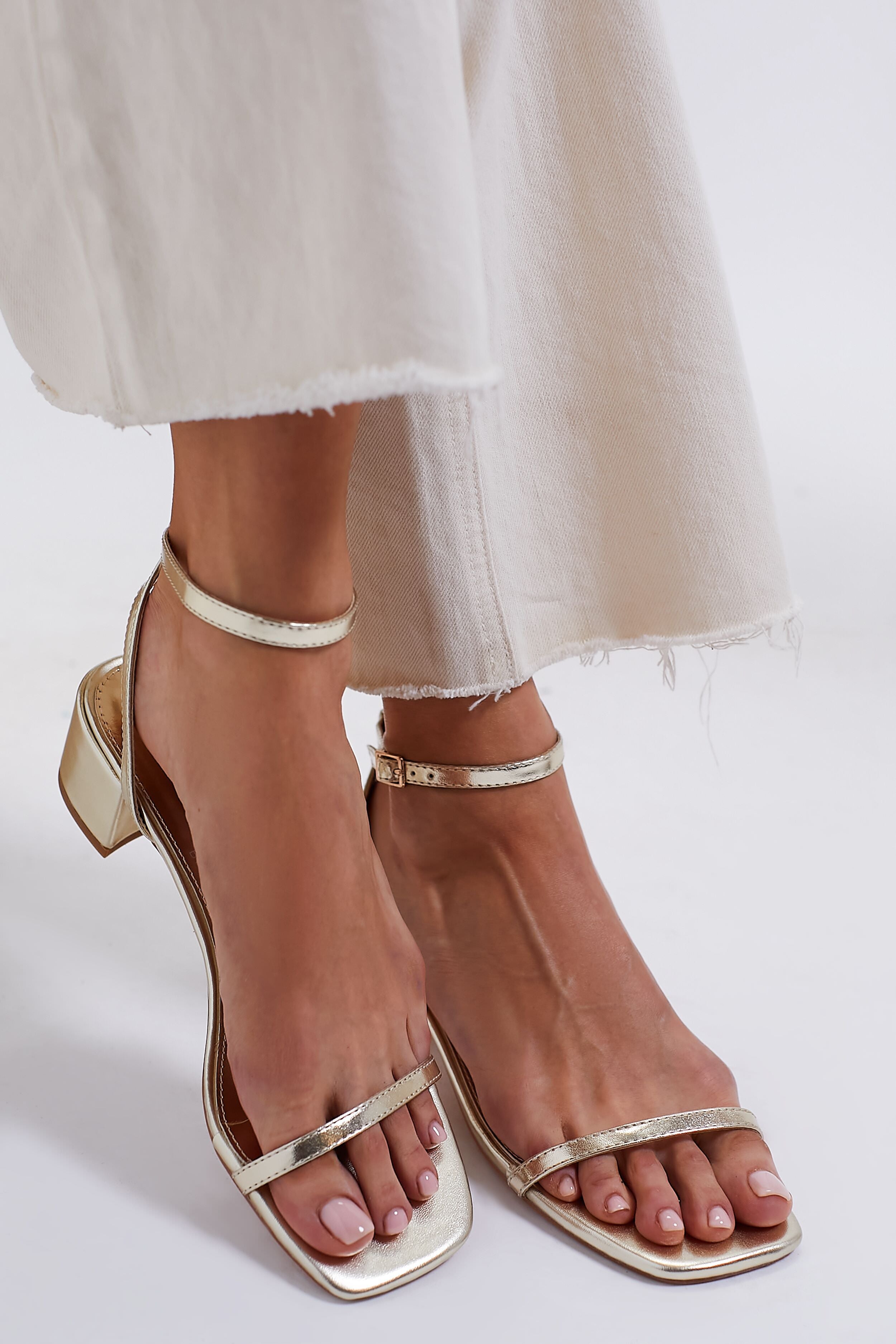 Matisse Gold Bella Heels