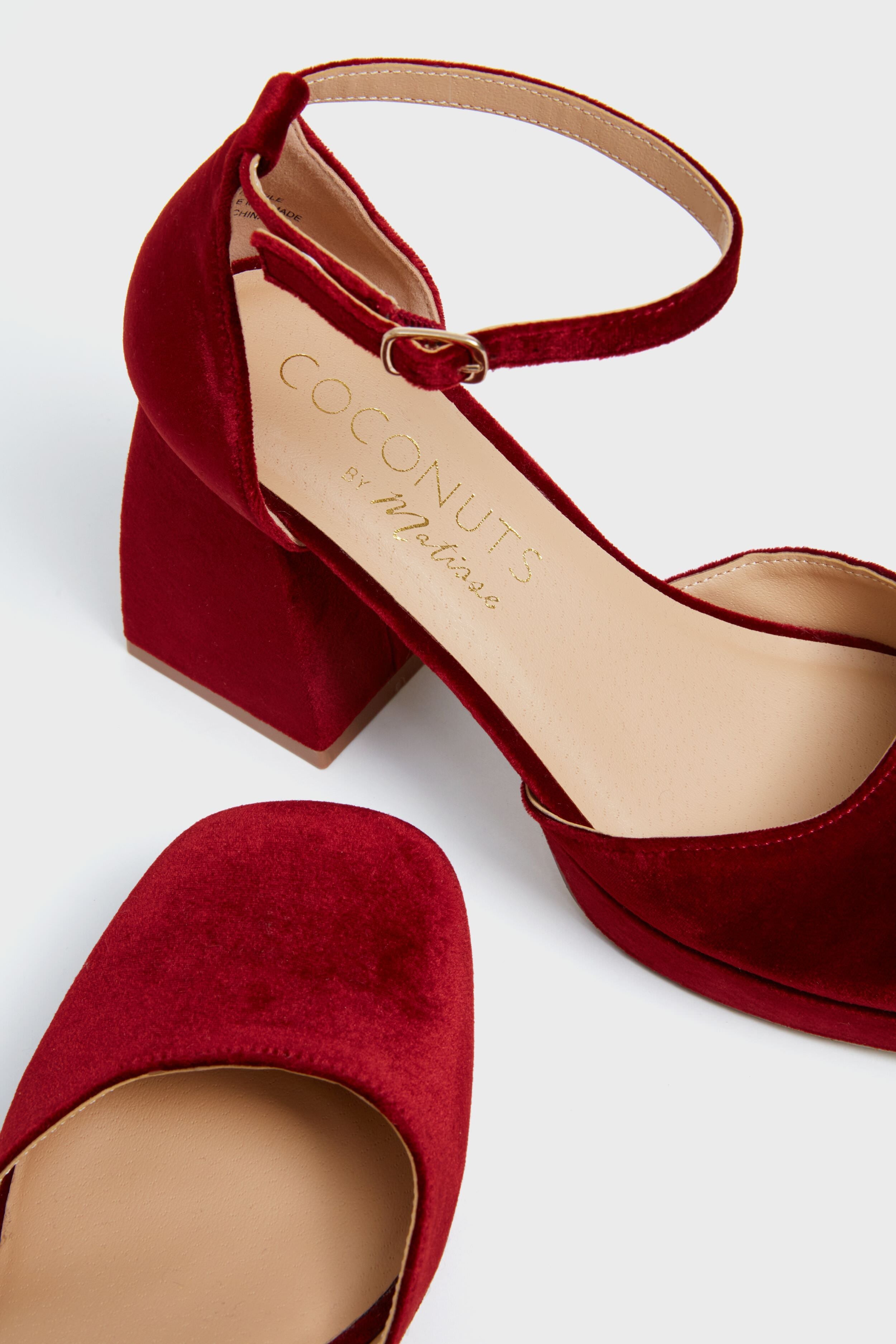 Matisse Burgundy Misha Heels