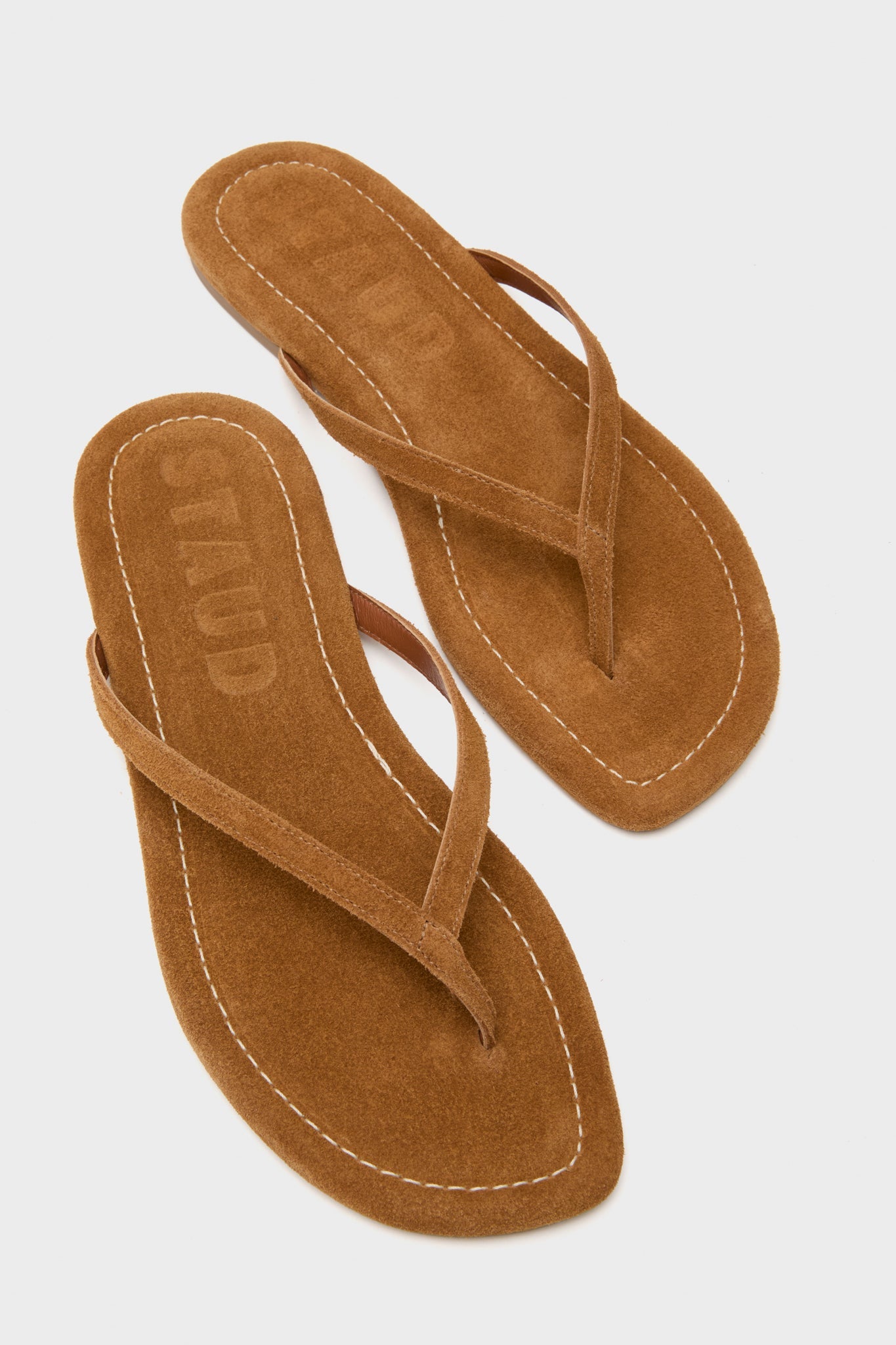 Staud Tan Freja Thong Sandal