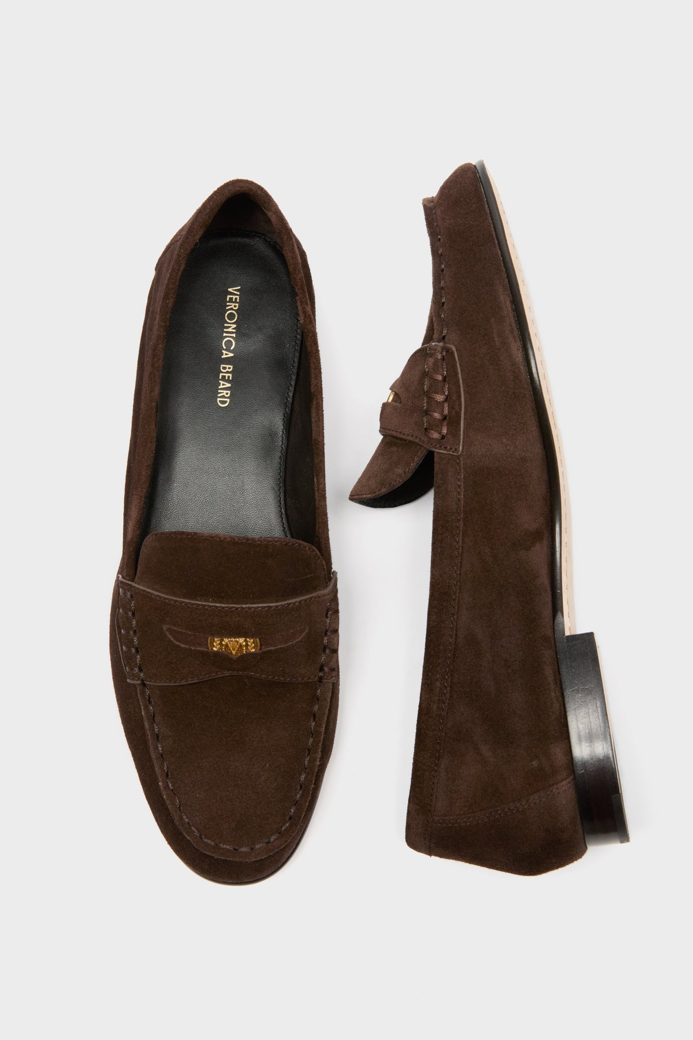 Veronica Beard Espresso Penny Loafers