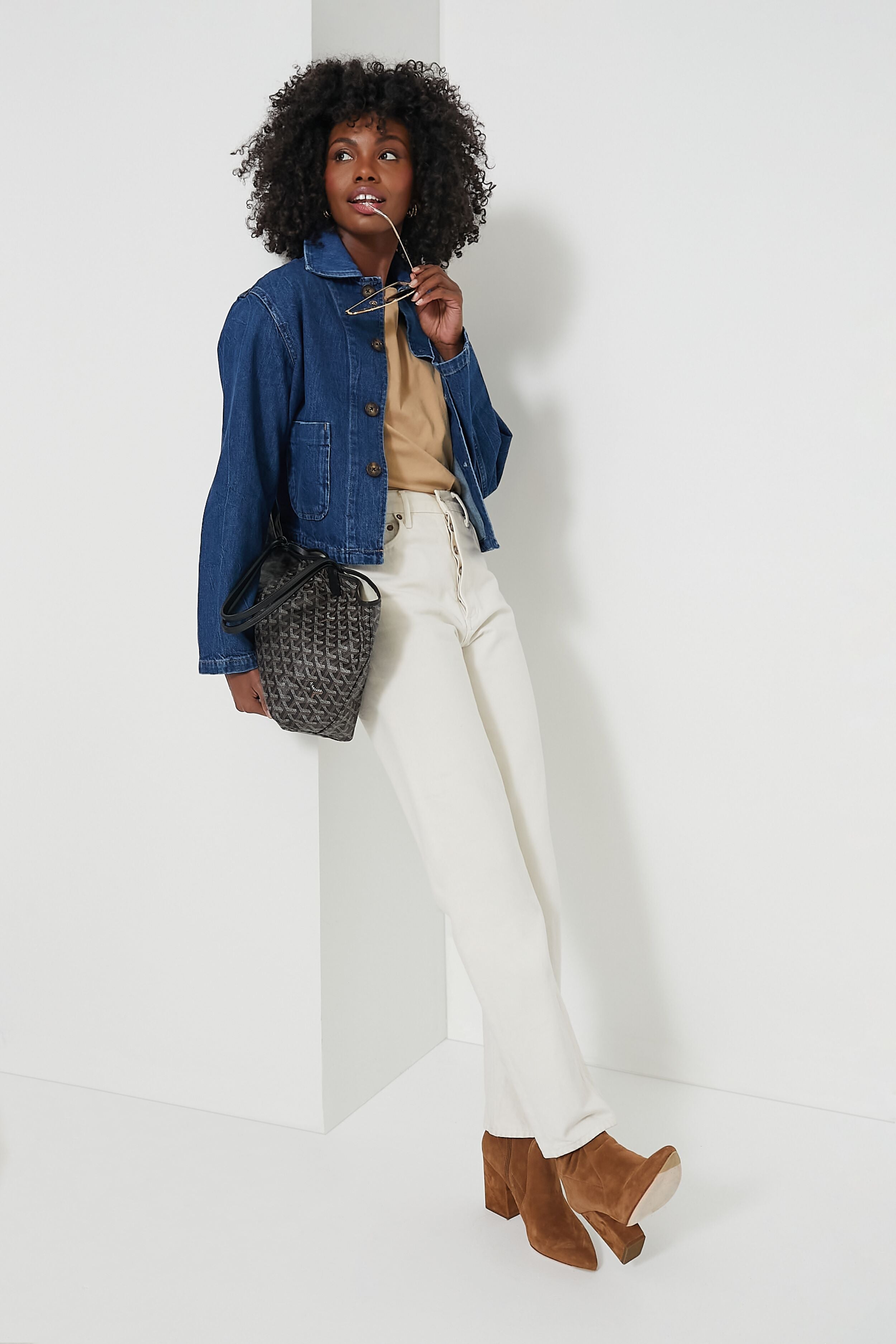 Loeffler Randall Cacao Isla Slim Ankle Booties